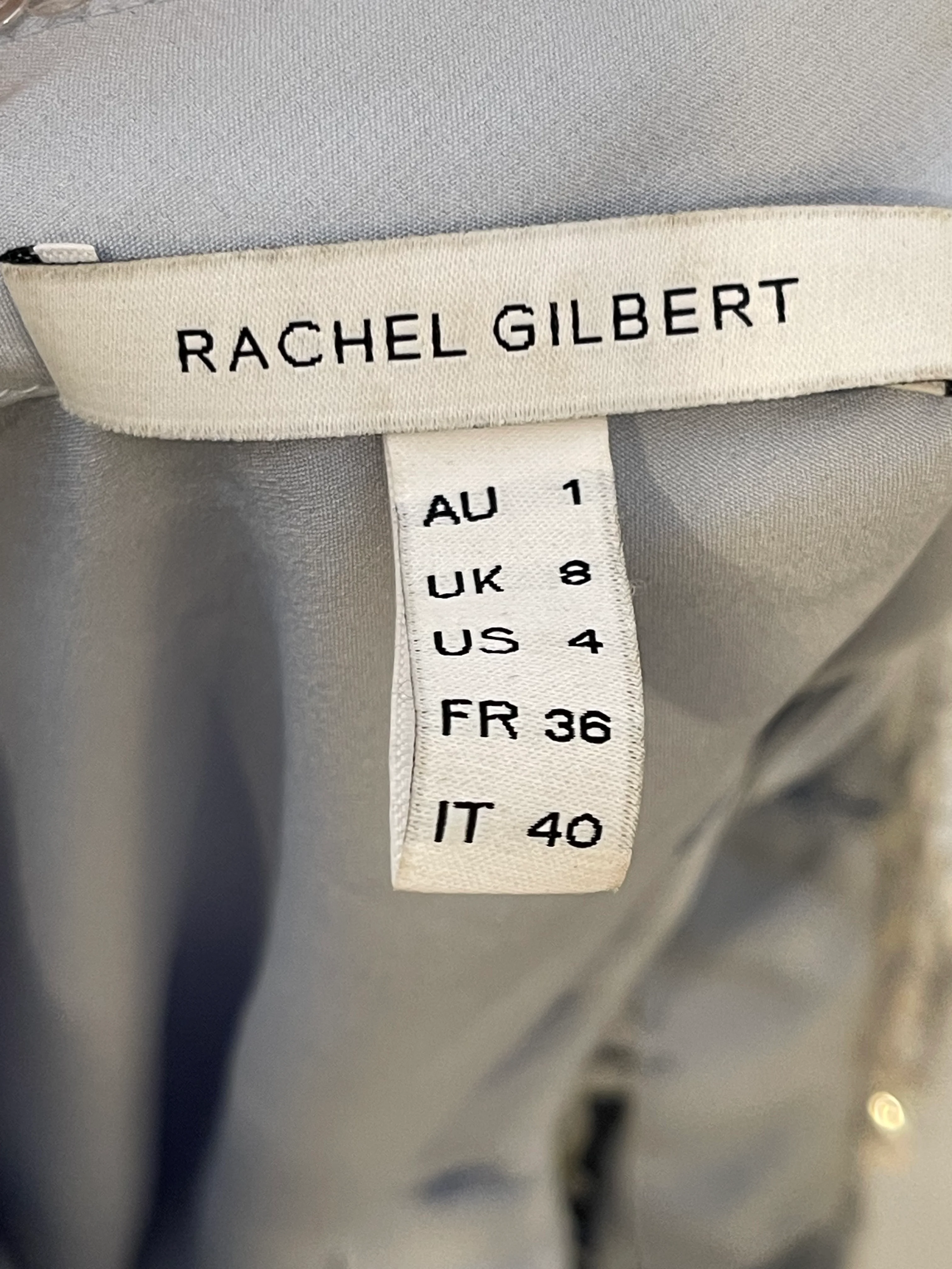 Rachel Gilbert Silver Sequin Embellished Kara Mini Dress Size AU 1 (UK 8) RRP £1,500 - Image 11
