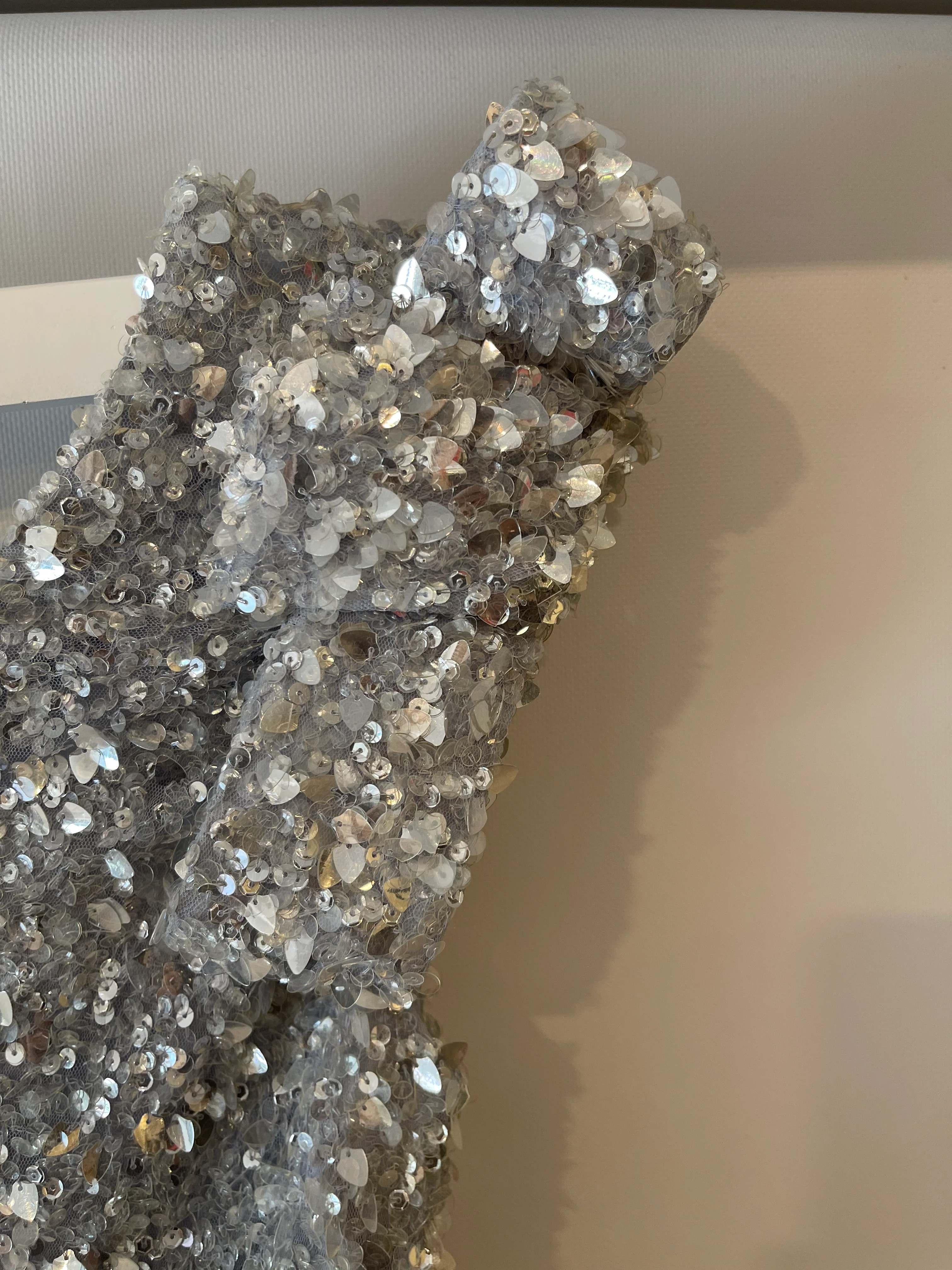 Rachel Gilbert Silver Sequin Embellished Kara Mini Dress Size AU 1 (UK 8) RRP £1,500 - Image 9