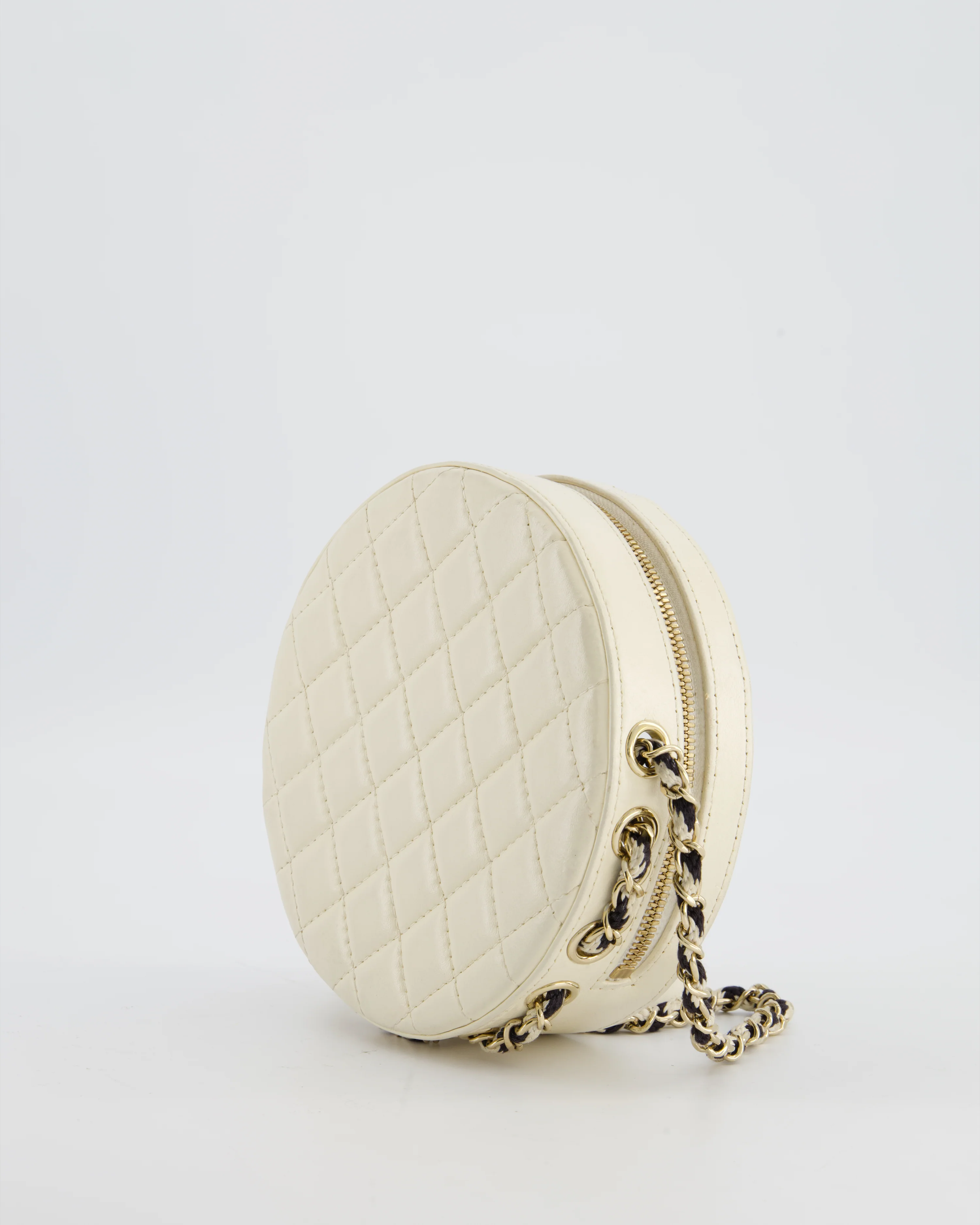 *RARE & FIRE PRICE* Chanel La Pausa Coco Lifesaver Bag in Black and White with Champagne Gold Hardware - Image 10
