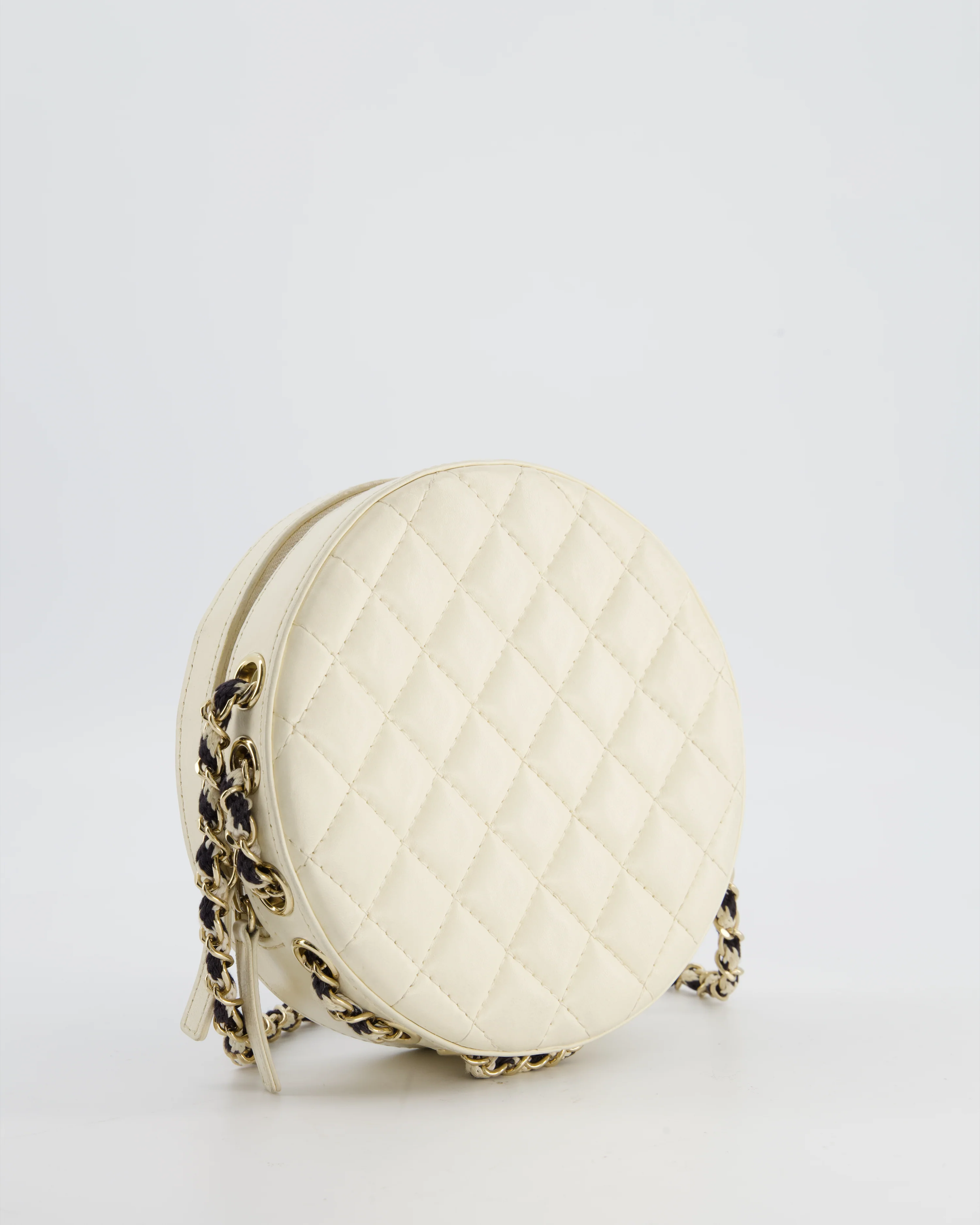 *RARE & FIRE PRICE* Chanel La Pausa Coco Lifesaver Bag in Black and White with Champagne Gold Hardware - Image 12