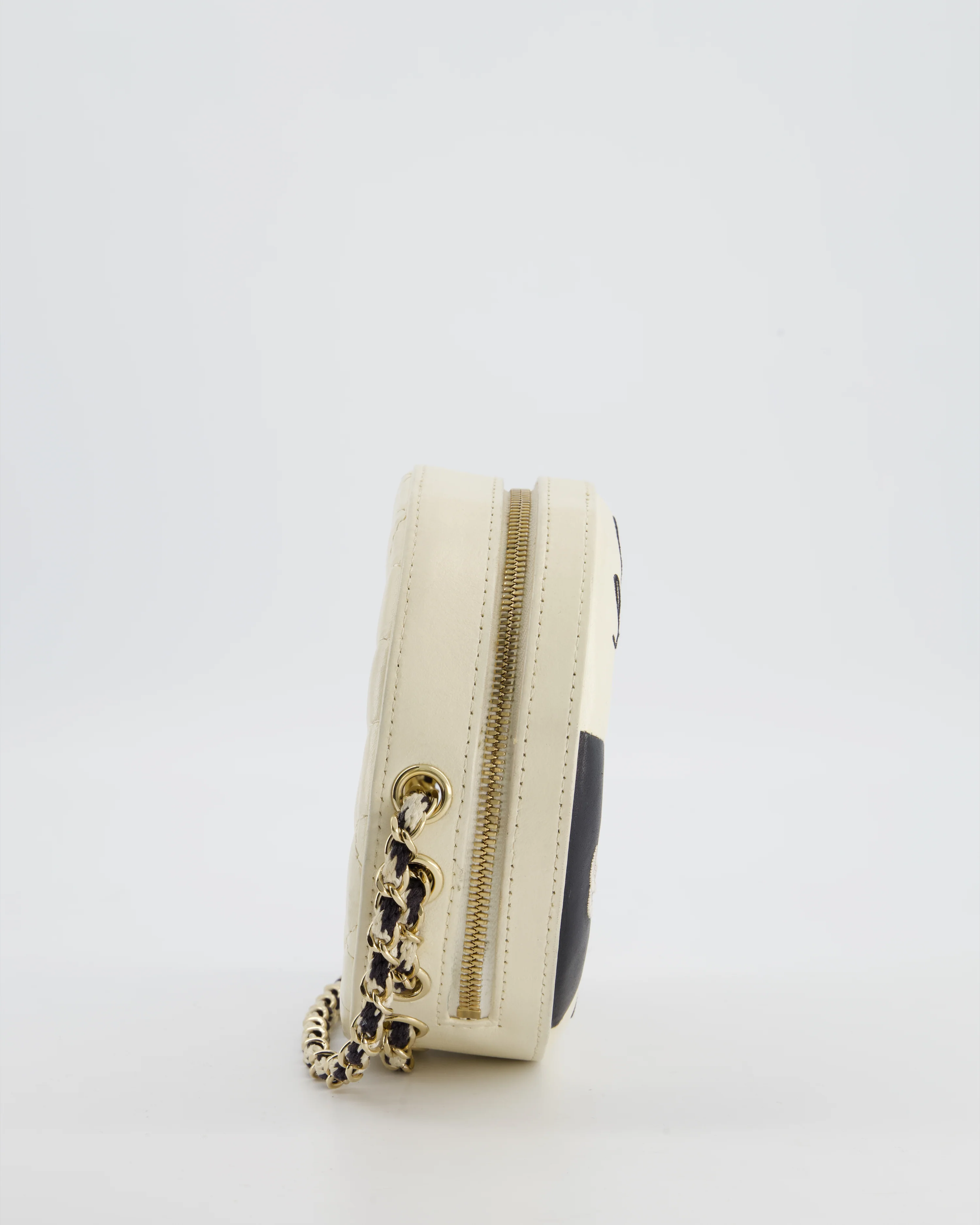 *RARE & FIRE PRICE* Chanel La Pausa Coco Lifesaver Bag in Black and White with Champagne Gold Hardware - Image 18
