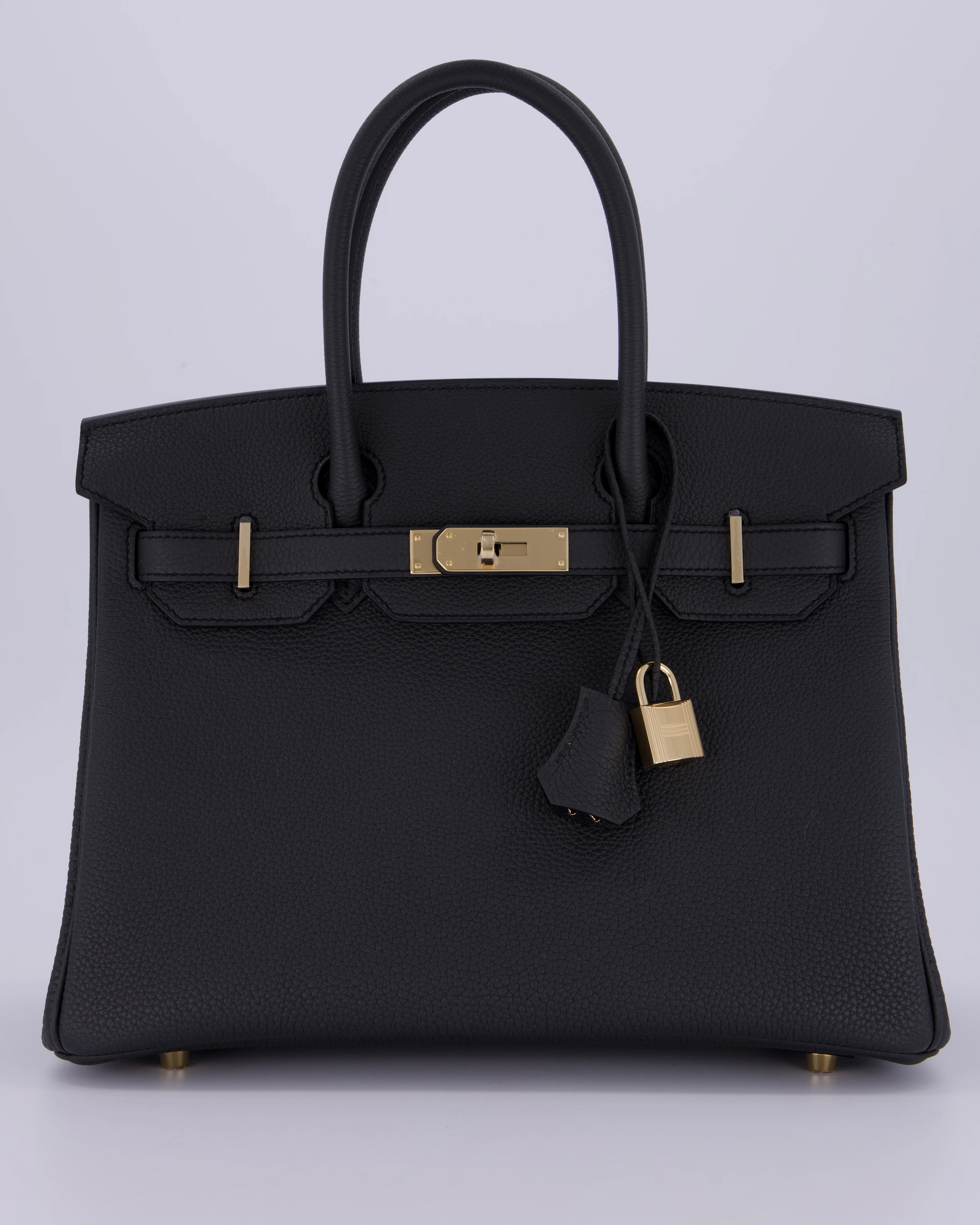 *RARE* Hermès Birkin 30 Bag in Plomb Togo Leather with Permabrass Hardware