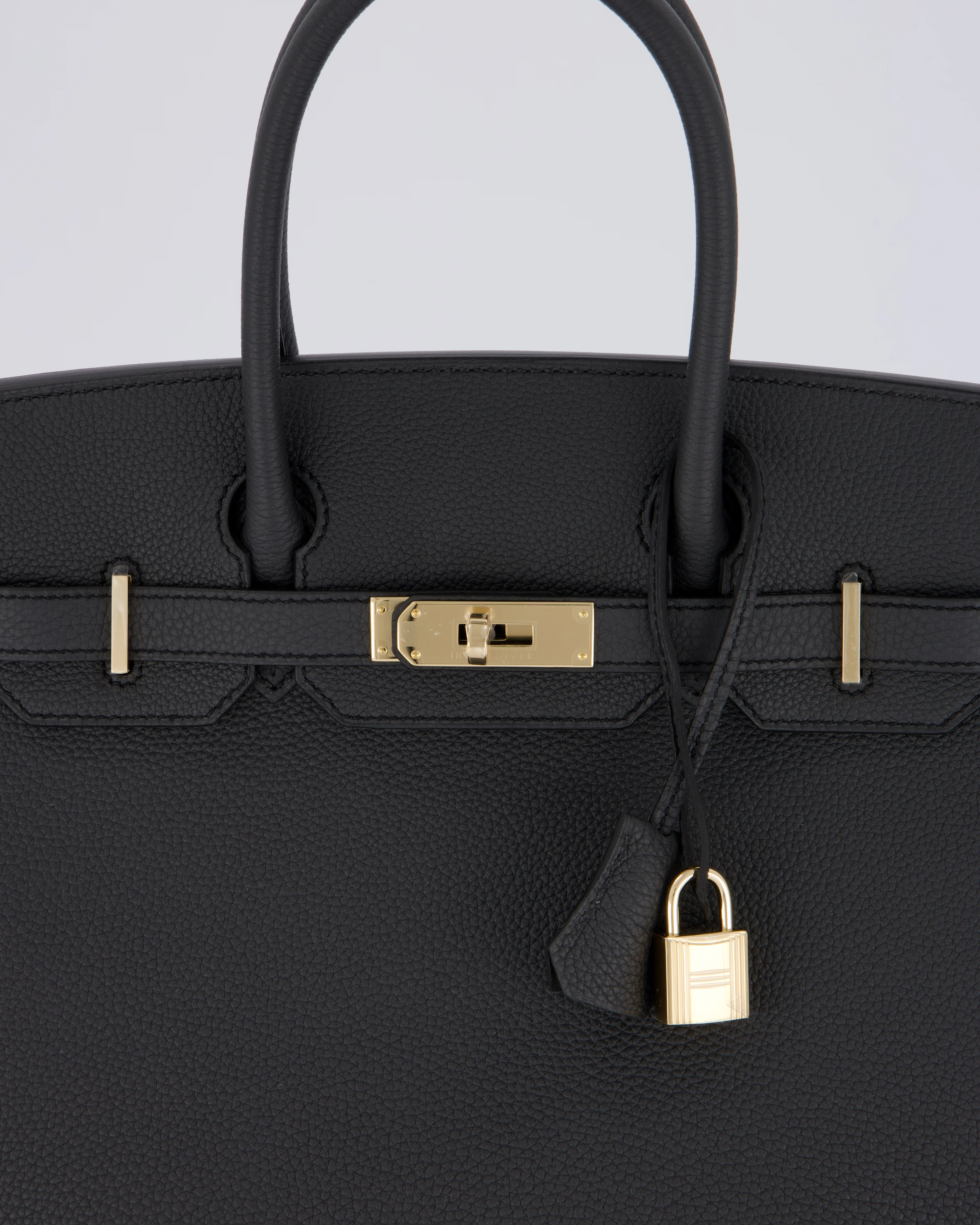 *RARE* Hermès Birkin 30 Bag in Plomb Togo Leather with Permabrass Hardware - Image 10