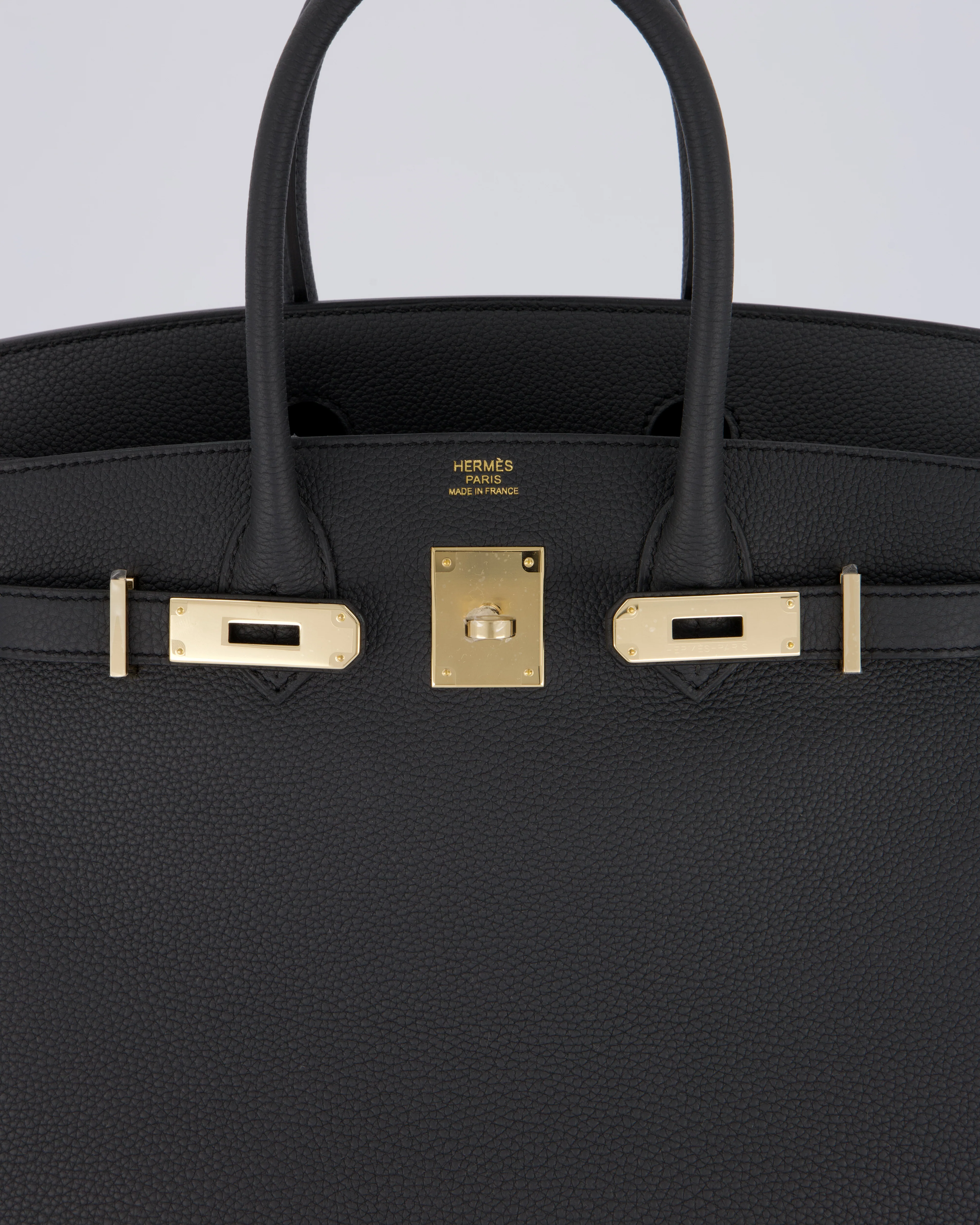 *RARE* Hermès Birkin 30 Bag in Plomb Togo Leather with Permabrass Hardware - Image 11