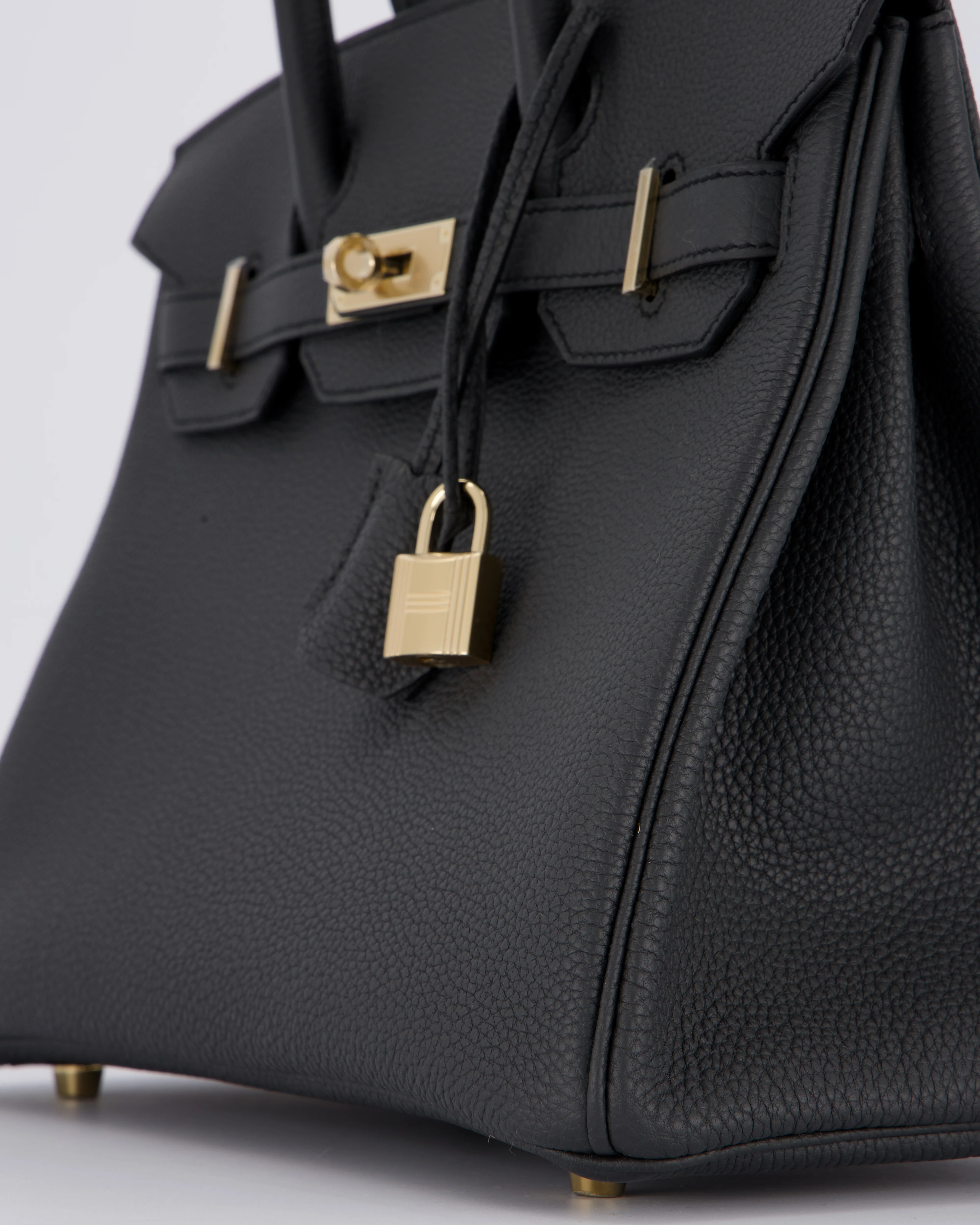 *RARE* Hermès Birkin 30 Bag in Plomb Togo Leather with Permabrass Hardware - Image 15