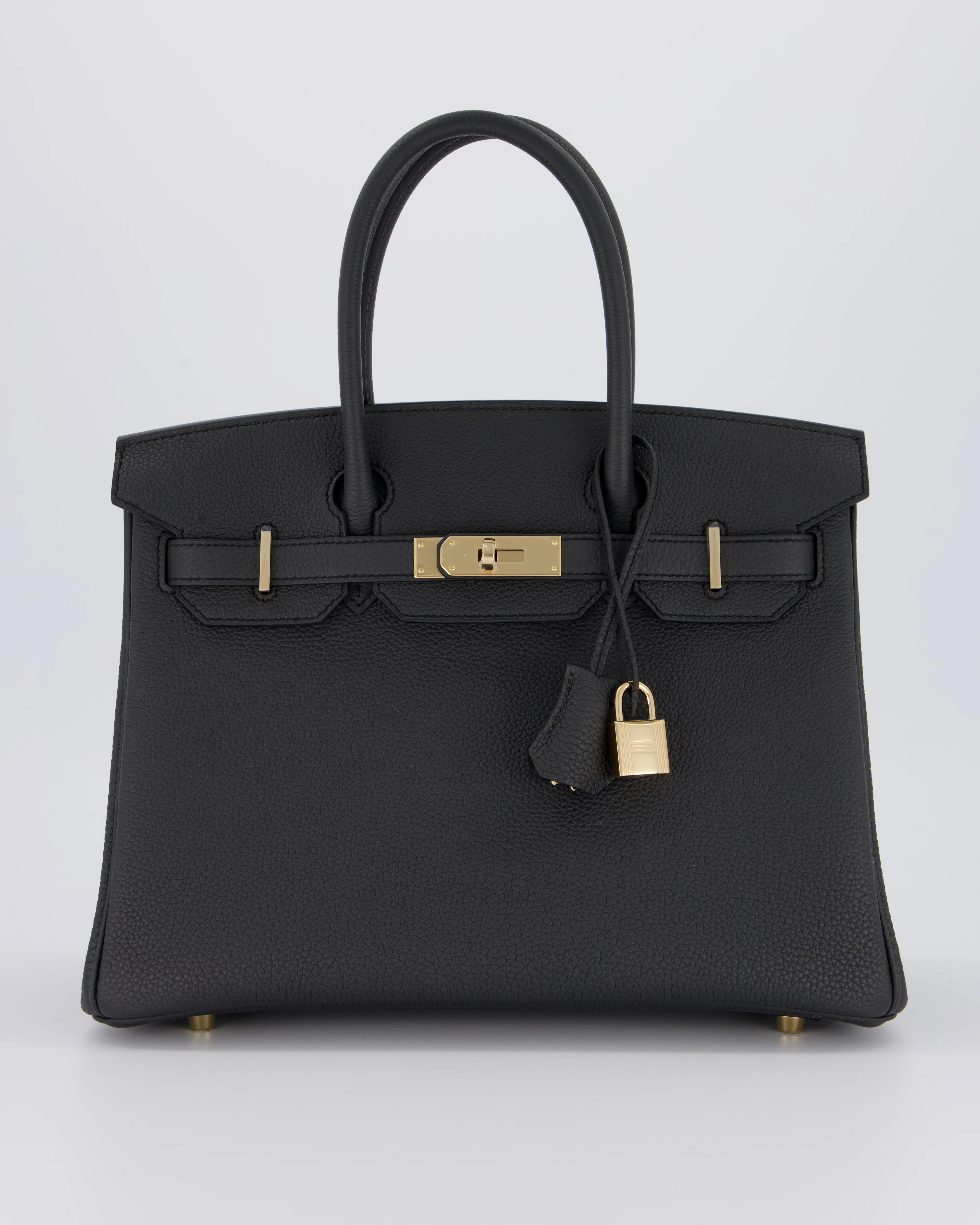 *RARE* Hermès Birkin 30 Bag in Plomb Togo Leather with Permabrass Hardware - Image 21