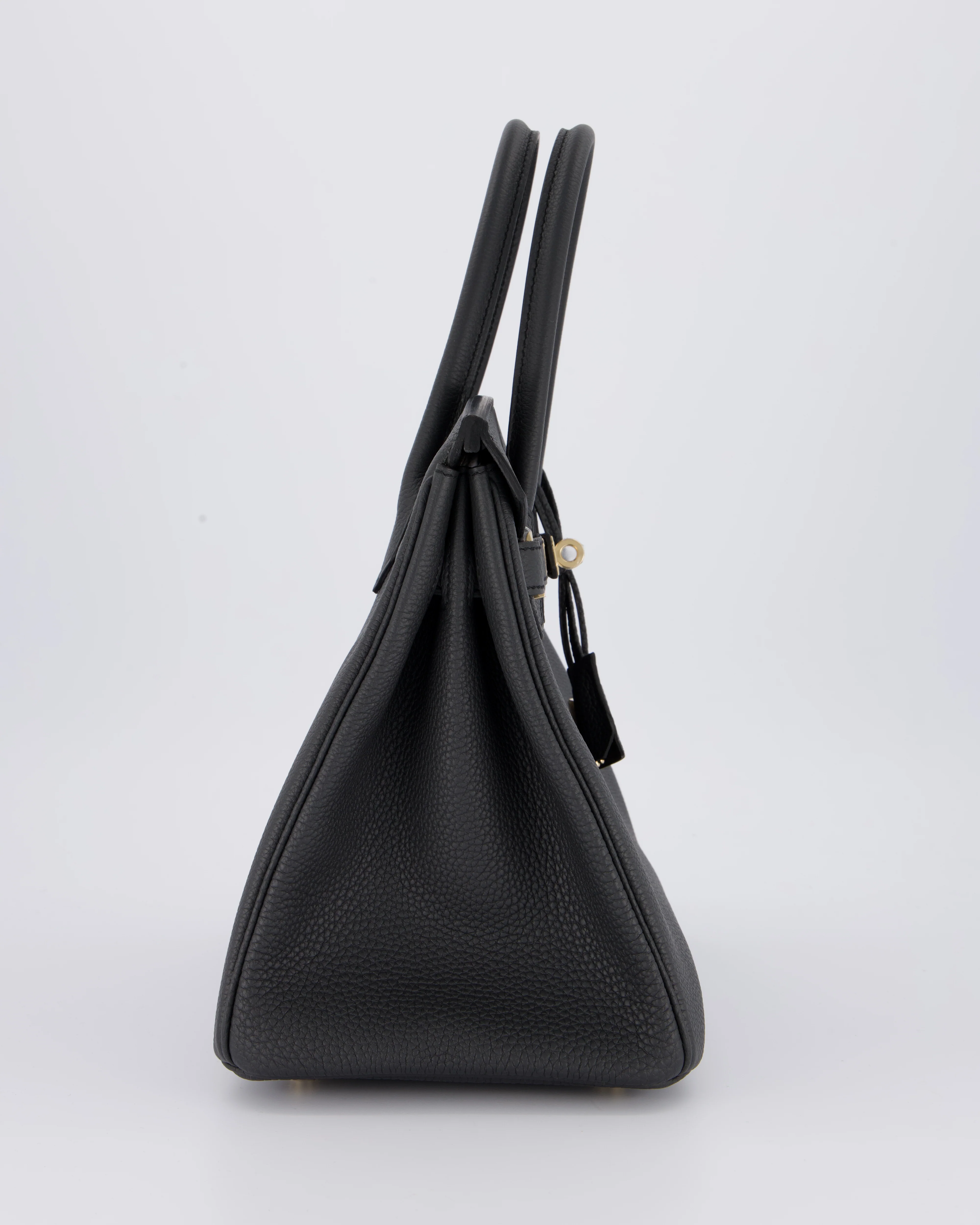 *RARE* Hermès Birkin 30 Bag in Plomb Togo Leather with Permabrass Hardware - Image 4