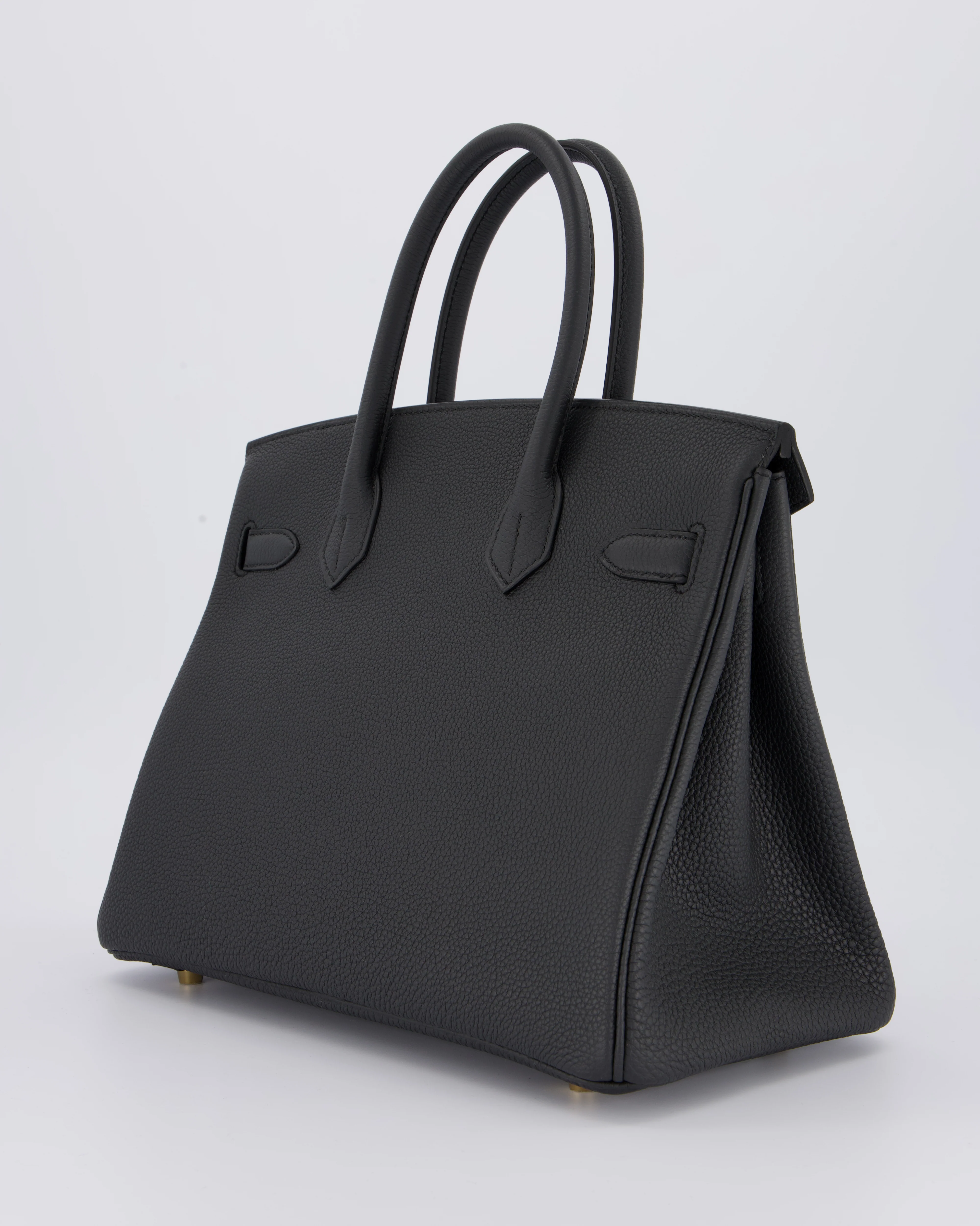 *RARE* Hermès Birkin 30 Bag in Plomb Togo Leather with Permabrass Hardware - Image 5