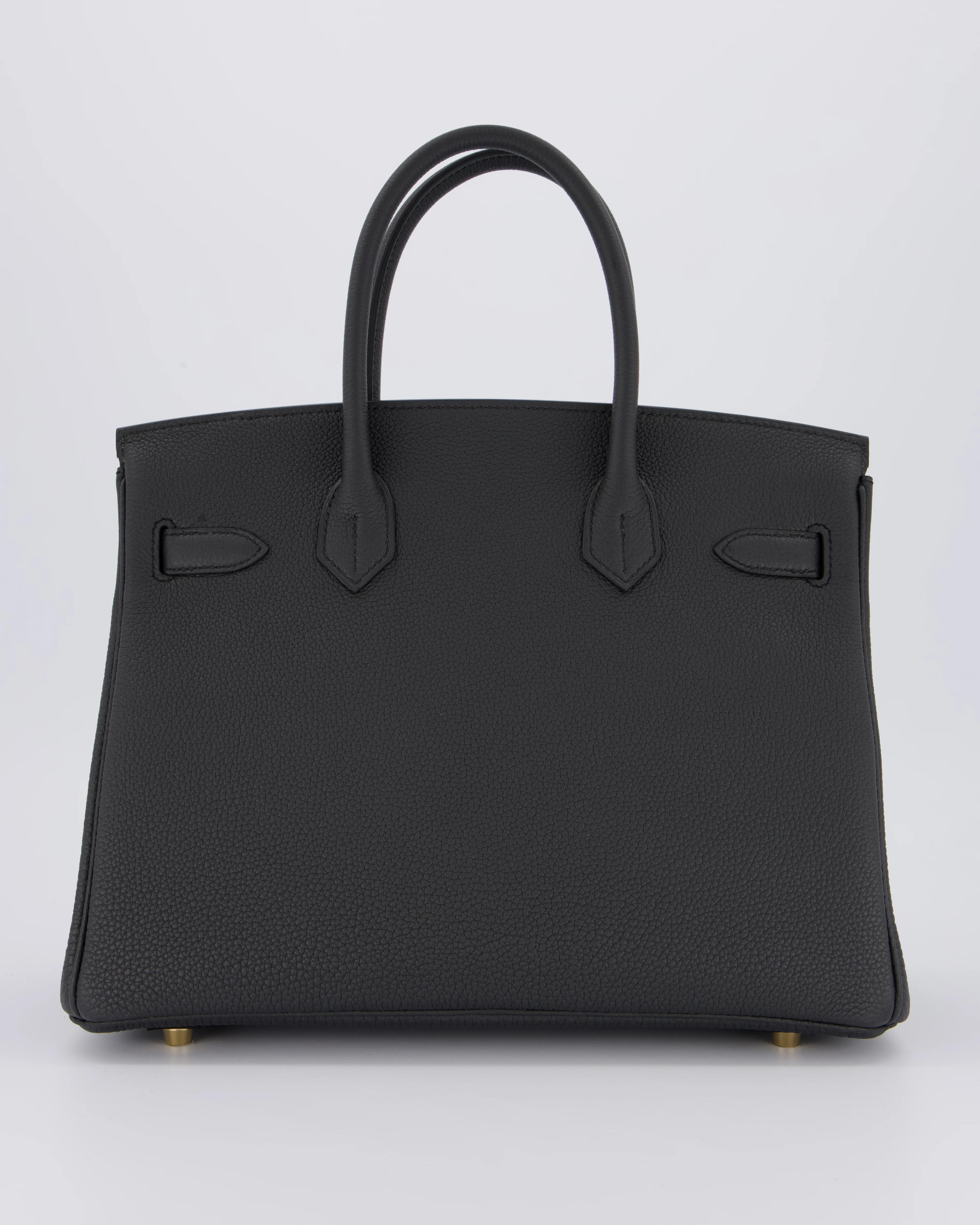*RARE* Hermès Birkin 30 Bag in Plomb Togo Leather with Permabrass Hardware - Image 6