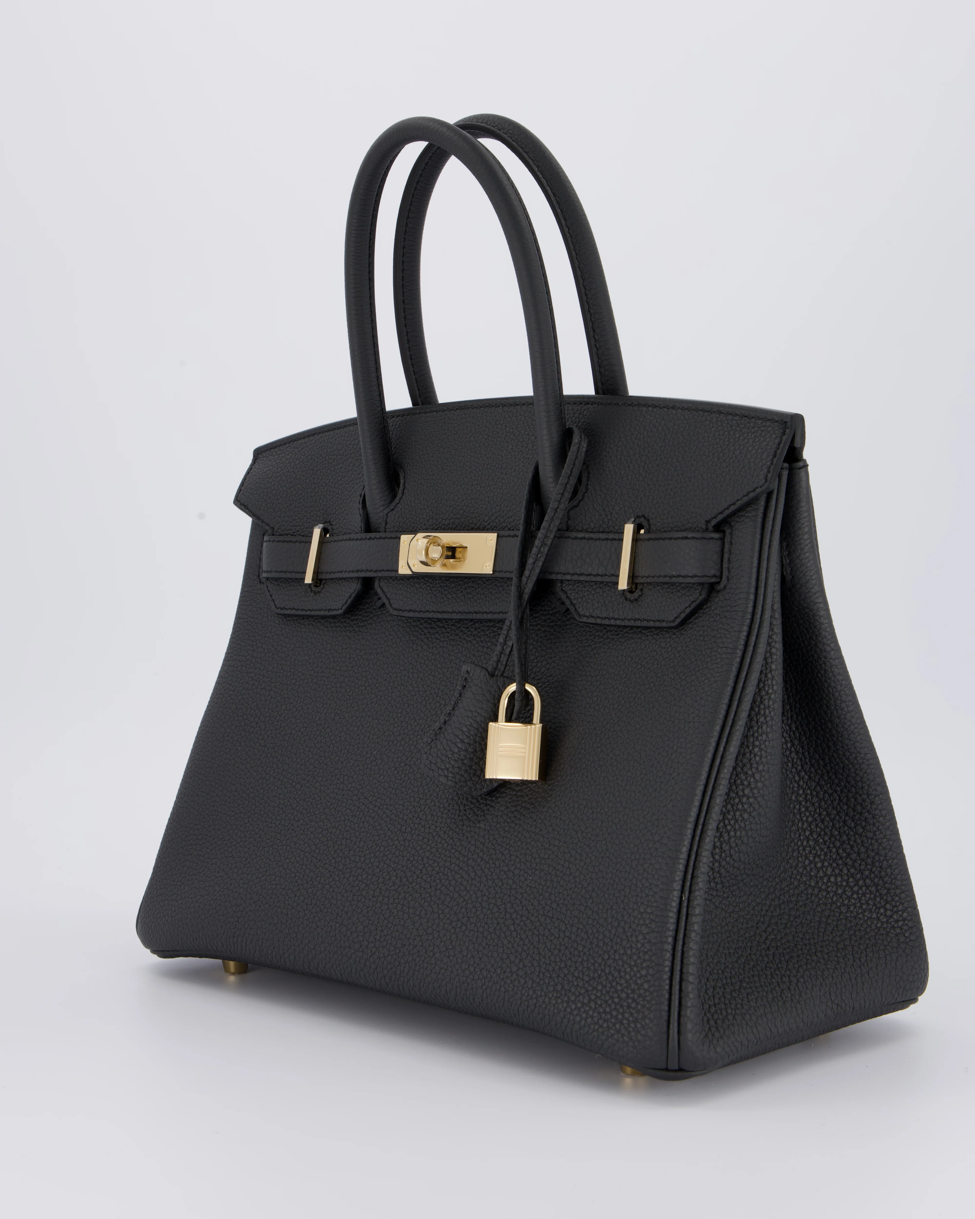 *RARE* Hermès Birkin 30 Bag in Plomb Togo Leather with Permabrass Hardware - Image 9