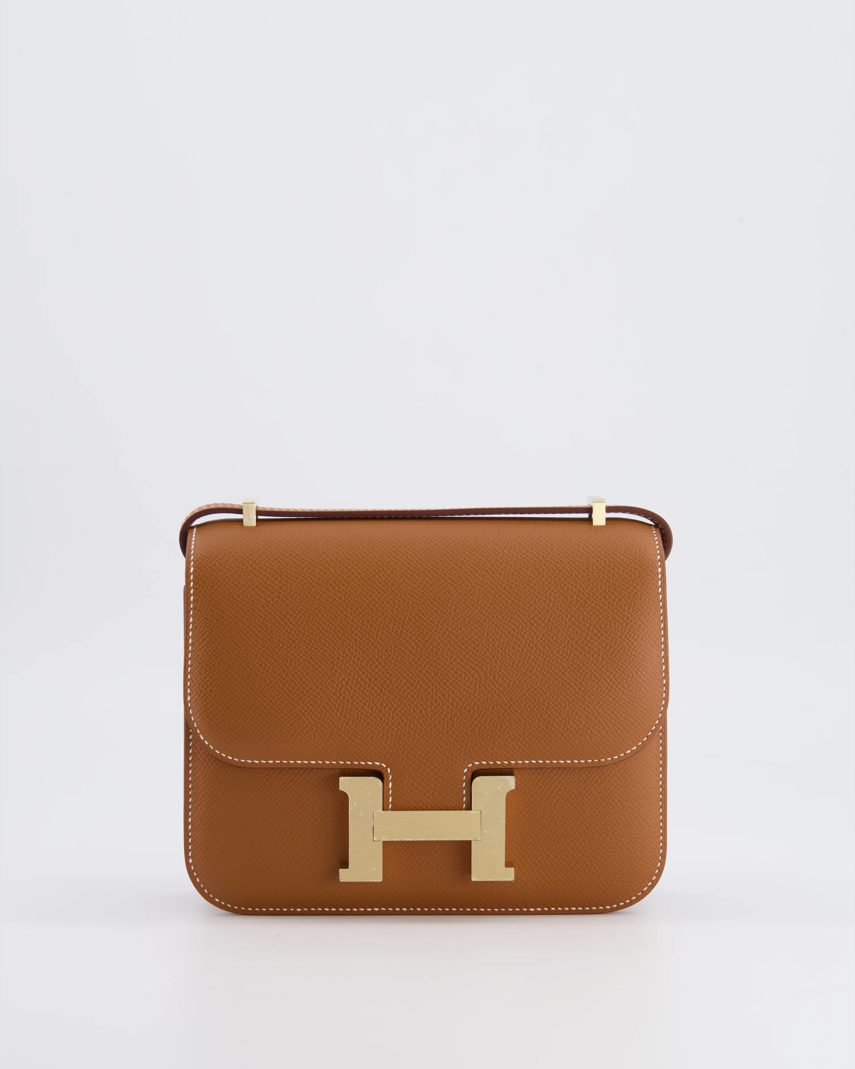 *Fire price “Hermès Constance III 18 Miroir Bag in Gold Epsom Leather with Brushed Permabrass Hardware