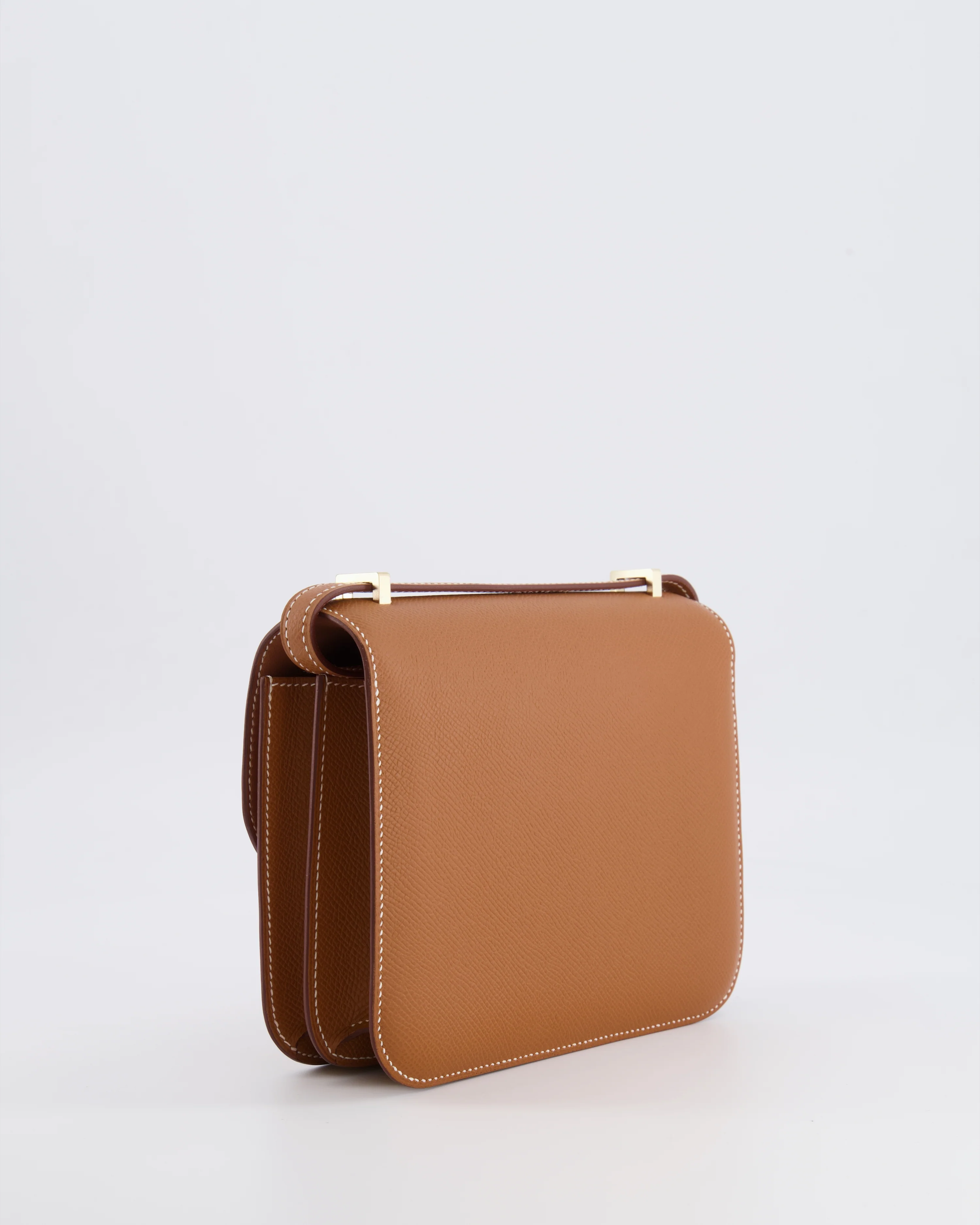 *Fire price “Hermès Constance III 18 Miroir Bag in Gold Epsom Leather with Brushed Permabrass Hardware - Image 10