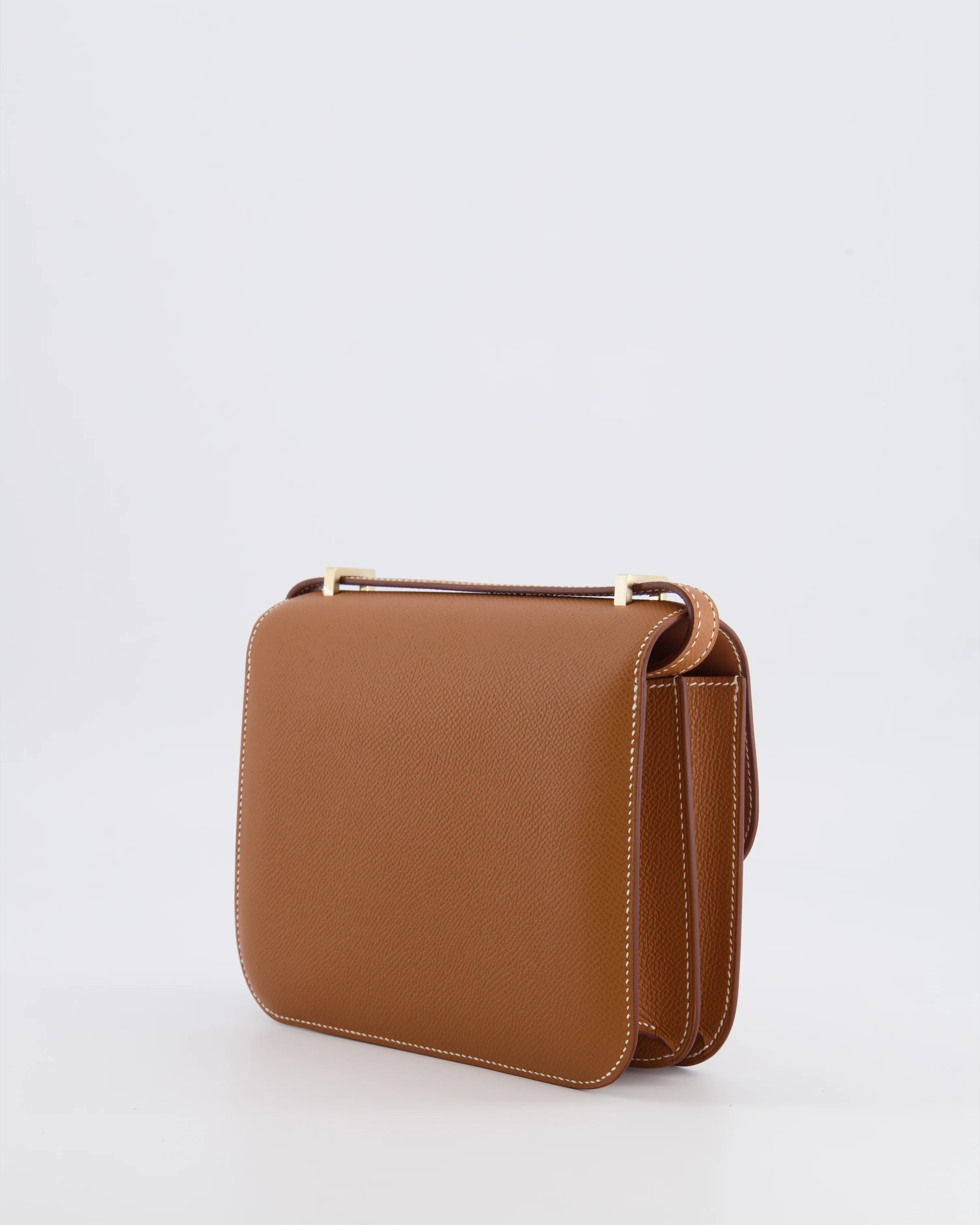 *Fire price “Hermès Constance III 18 Miroir Bag in Gold Epsom Leather with Brushed Permabrass Hardware - Image 11