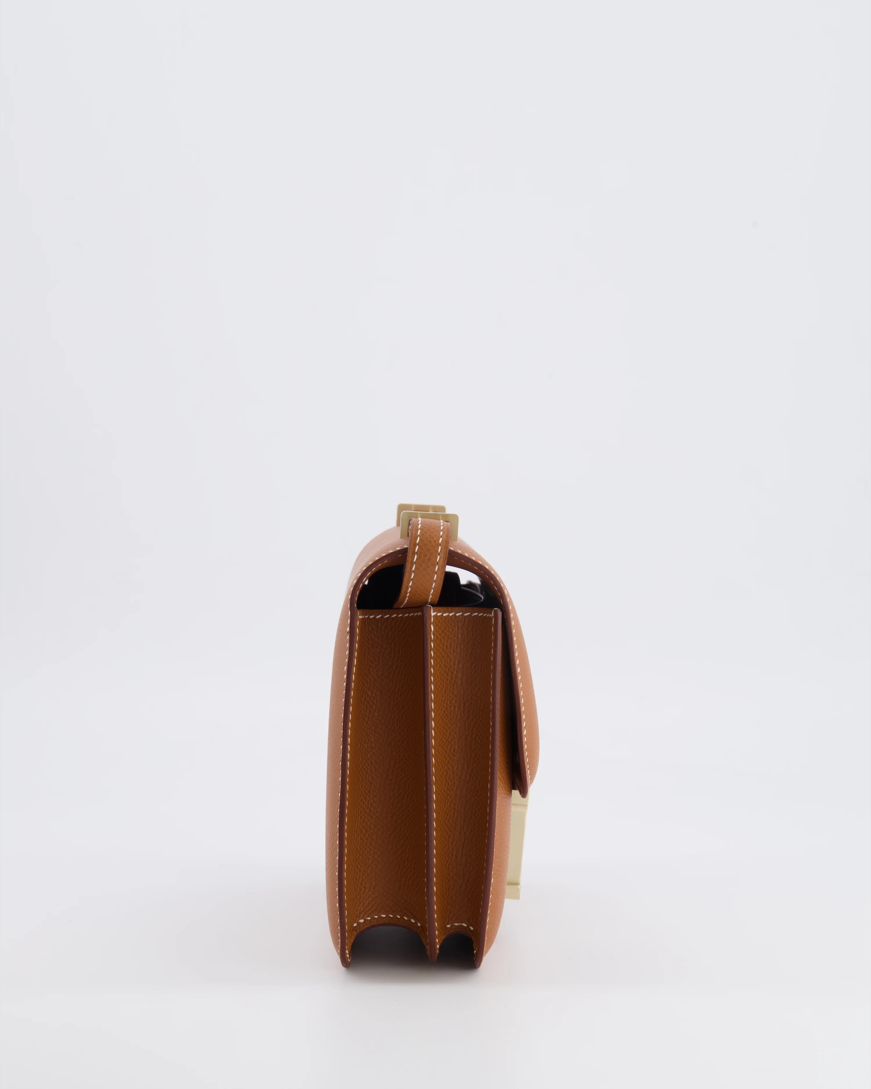 *Fire price “Hermès Constance III 18 Miroir Bag in Gold Epsom Leather with Brushed Permabrass Hardware - Image 7