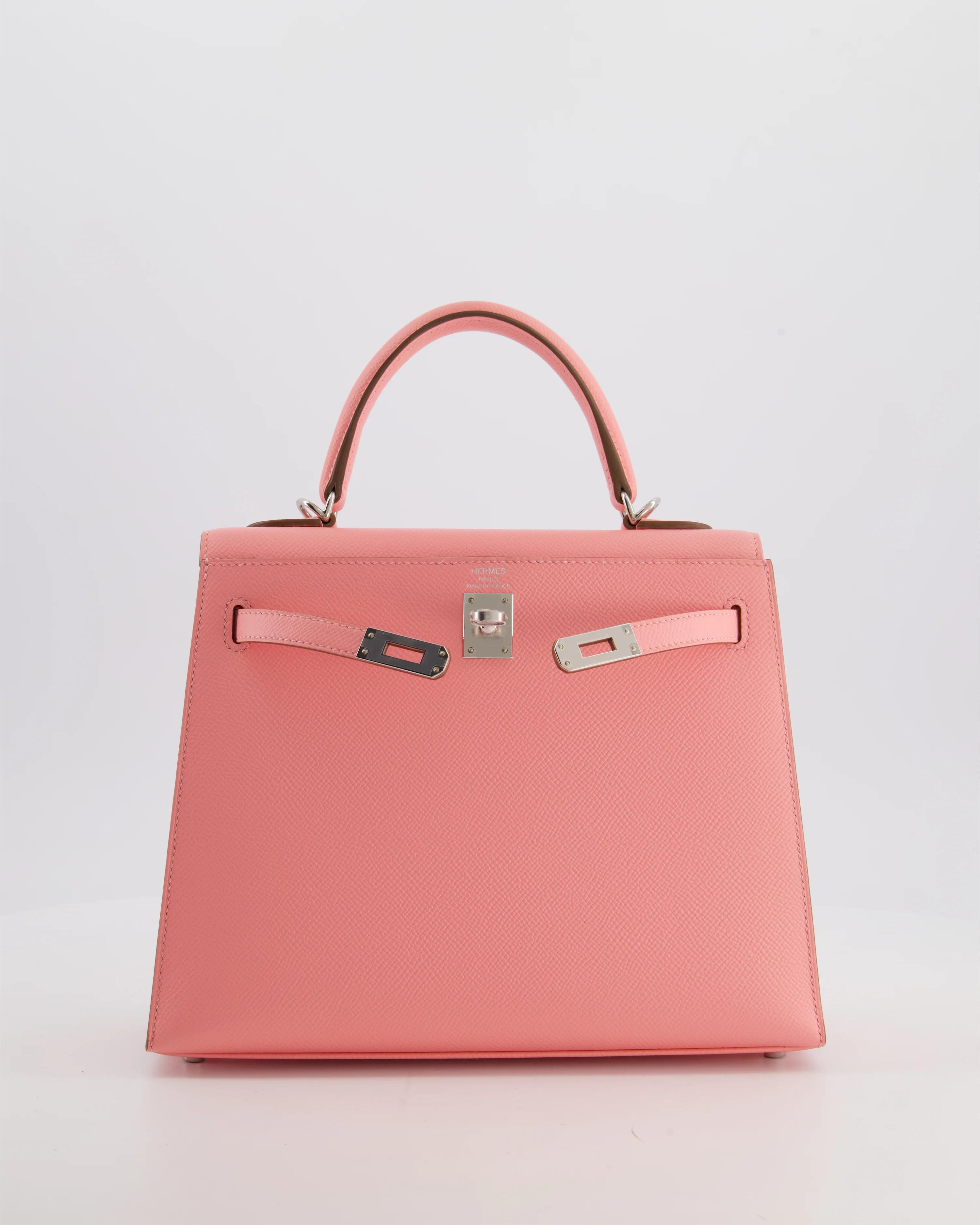 *RARE* Hermès Kelly 25 Sellier Bag in Rose Confetti in Epsom Leather with Palladium Hardware - Image 2