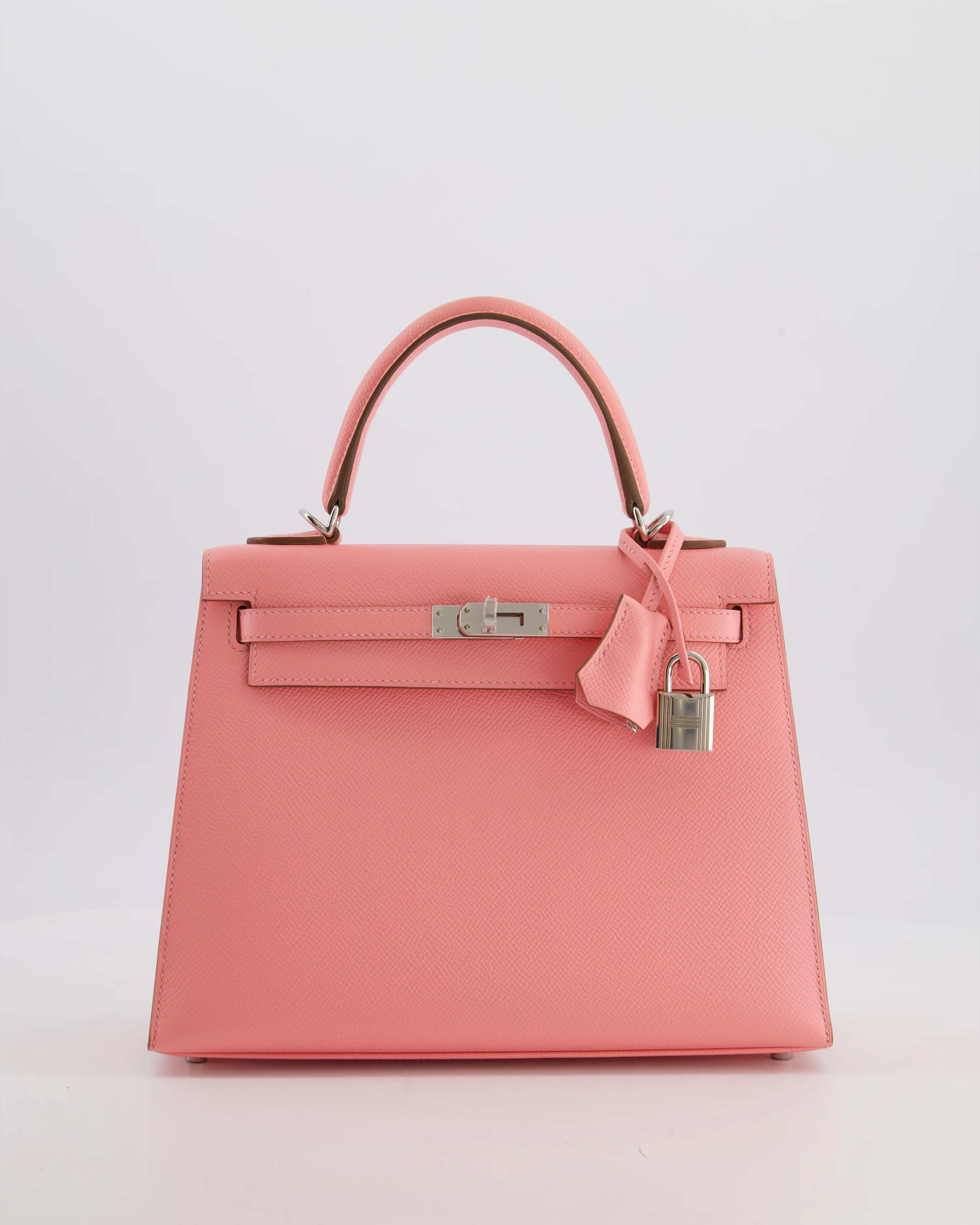 *RARE* Hermès Kelly 25 Sellier Bag in Rose Confetti in Epsom Leather with Palladium Hardware - Image 3