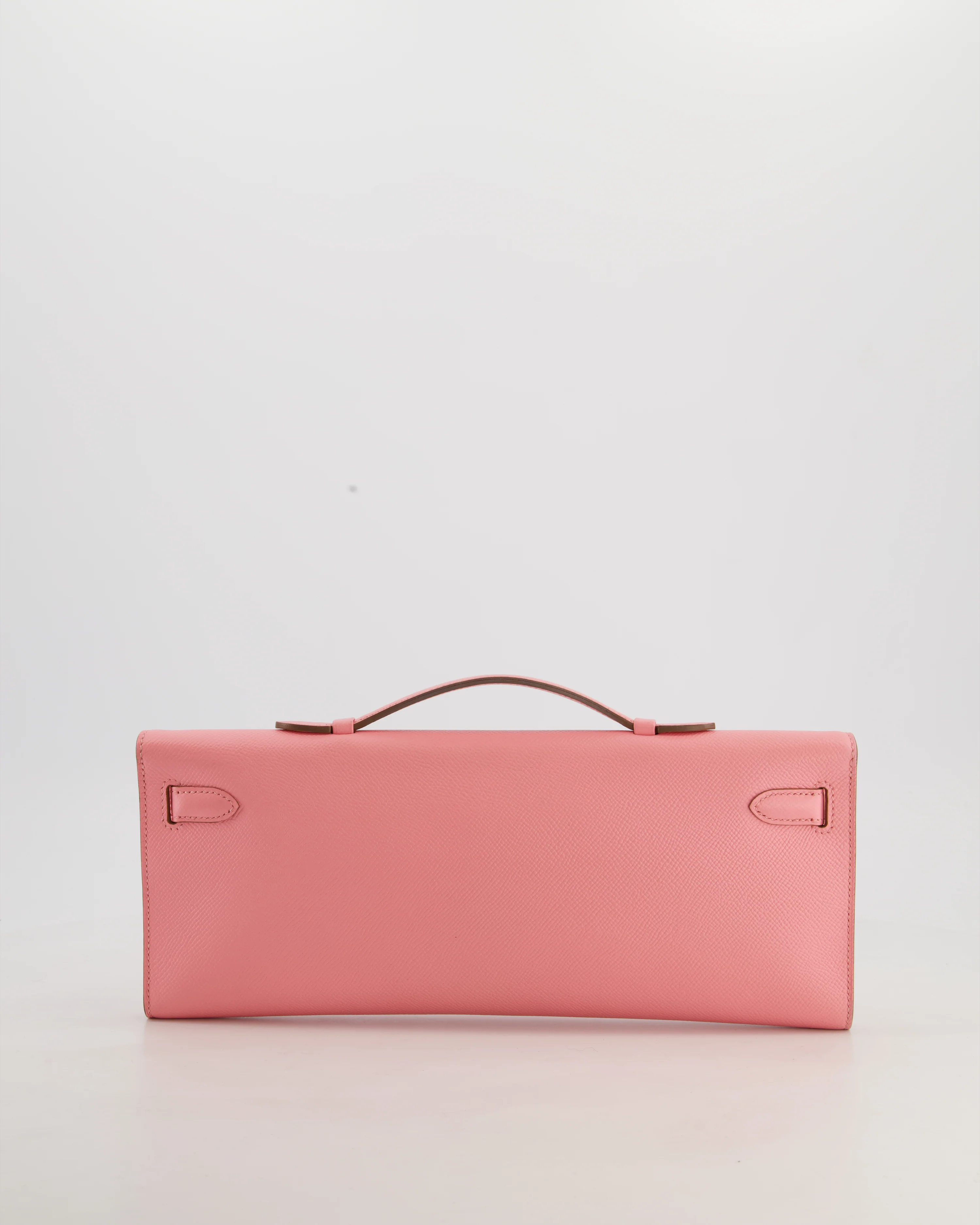 *RARE* Hermès Kelly Cut Bag in Rose Confetti Epsom Leather with Palladium Hardware - Image 11