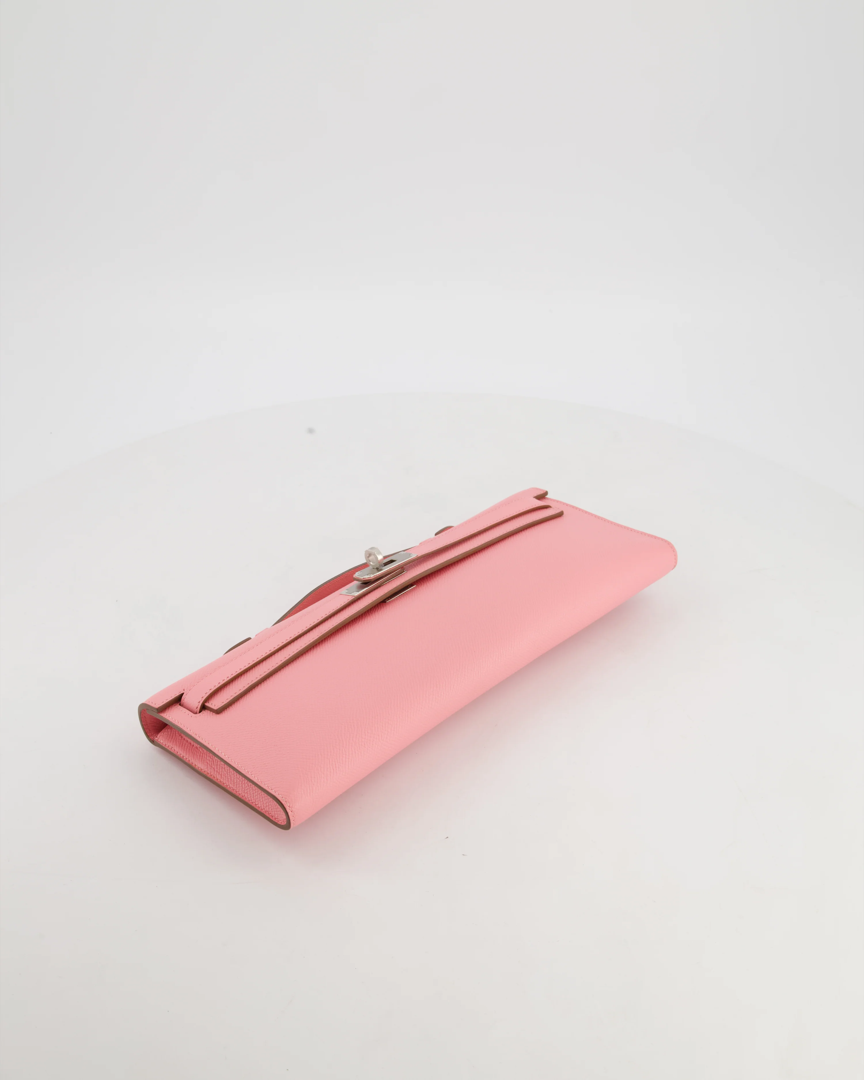 *RARE* Hermès Kelly Cut Bag in Rose Confetti Epsom Leather with Palladium Hardware - Image 19