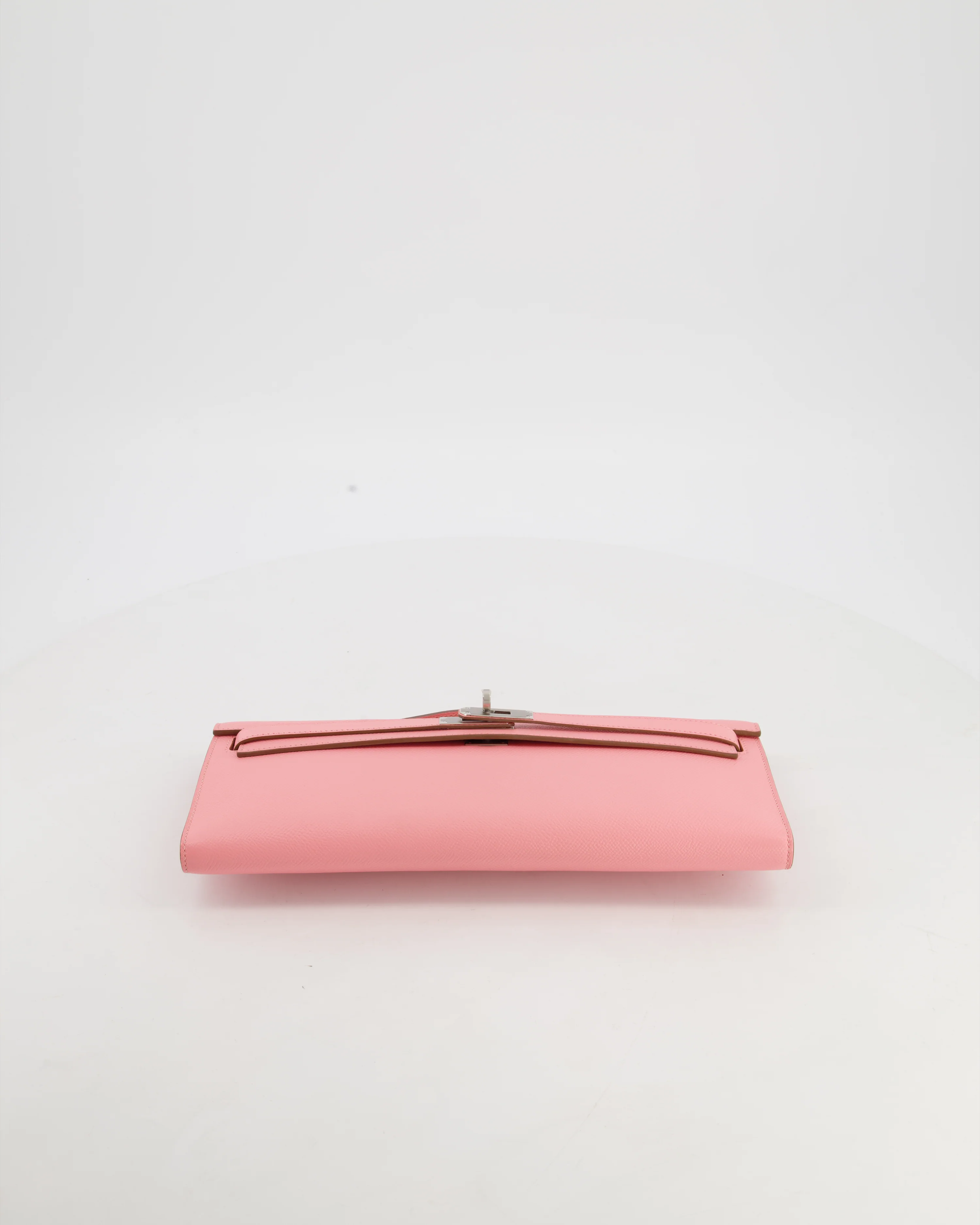 *RARE* Hermès Kelly Cut Bag in Rose Confetti Epsom Leather with Palladium Hardware - Image 20