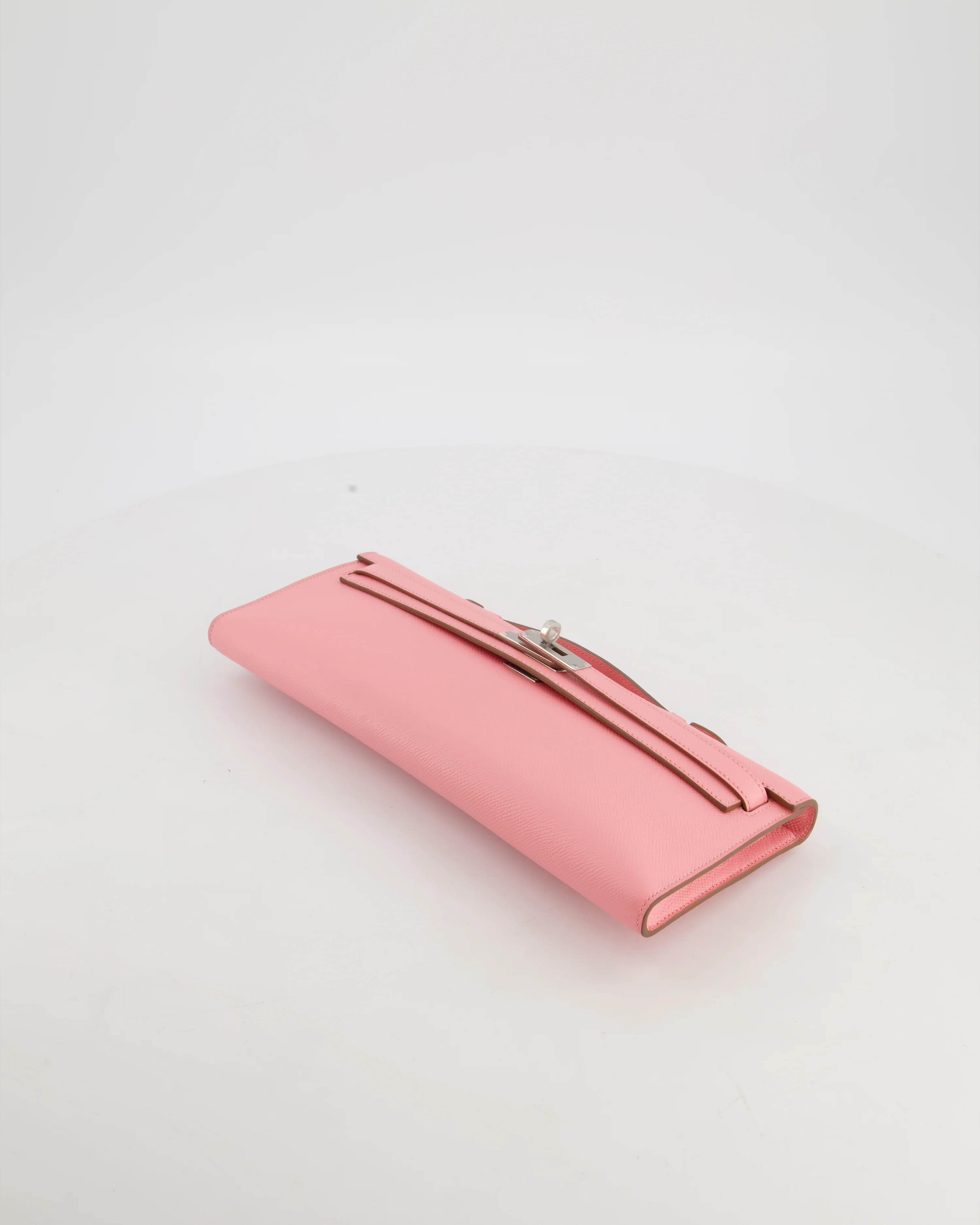 *RARE* Hermès Kelly Cut Bag in Rose Confetti Epsom Leather with Palladium Hardware - Image 21