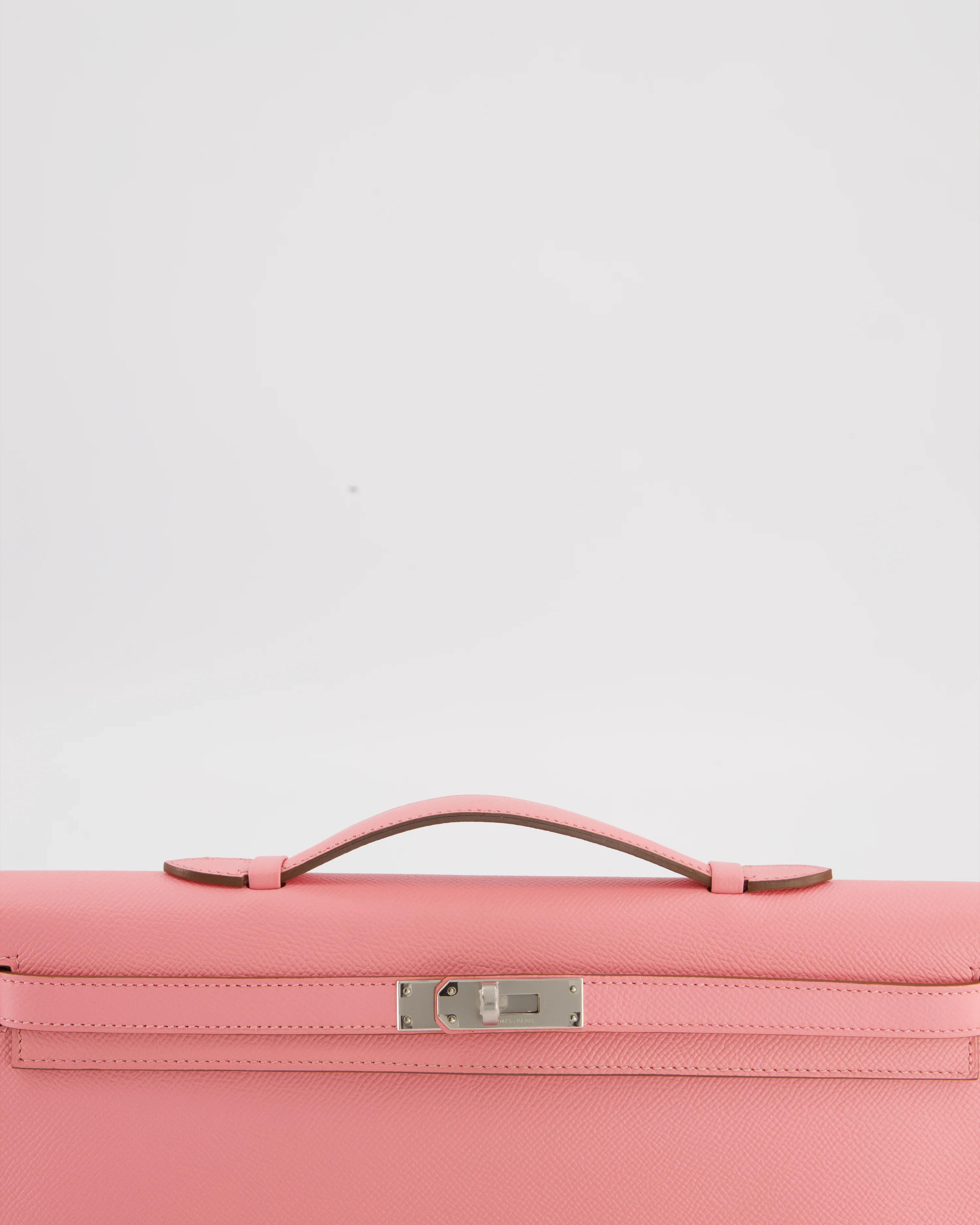 *RARE* Hermès Kelly Cut Bag in Rose Confetti Epsom Leather with Palladium Hardware - Image 22
