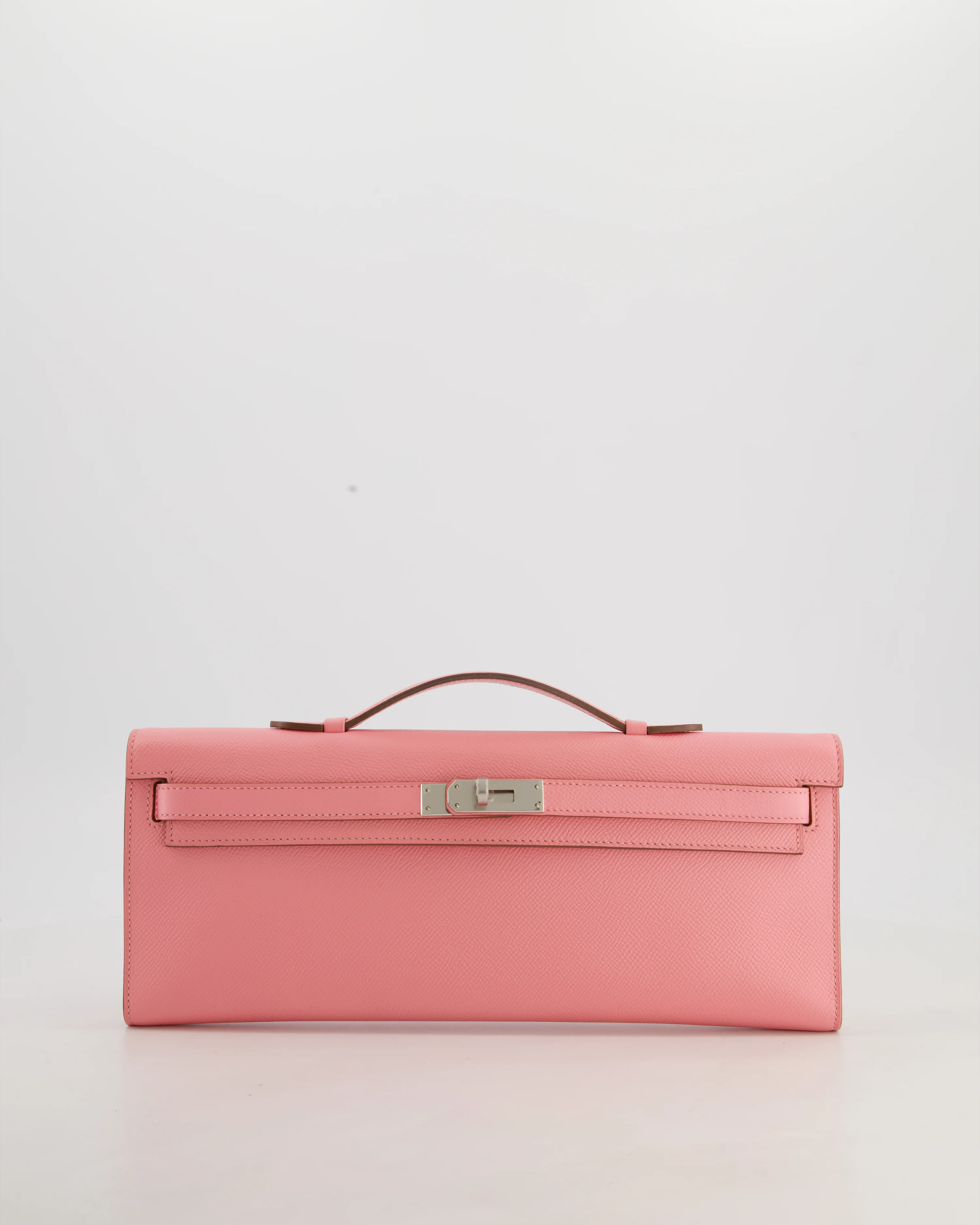 *RARE* Hermès Kelly Cut Bag in Rose Confetti Epsom Leather with Palladium Hardware - Image 3