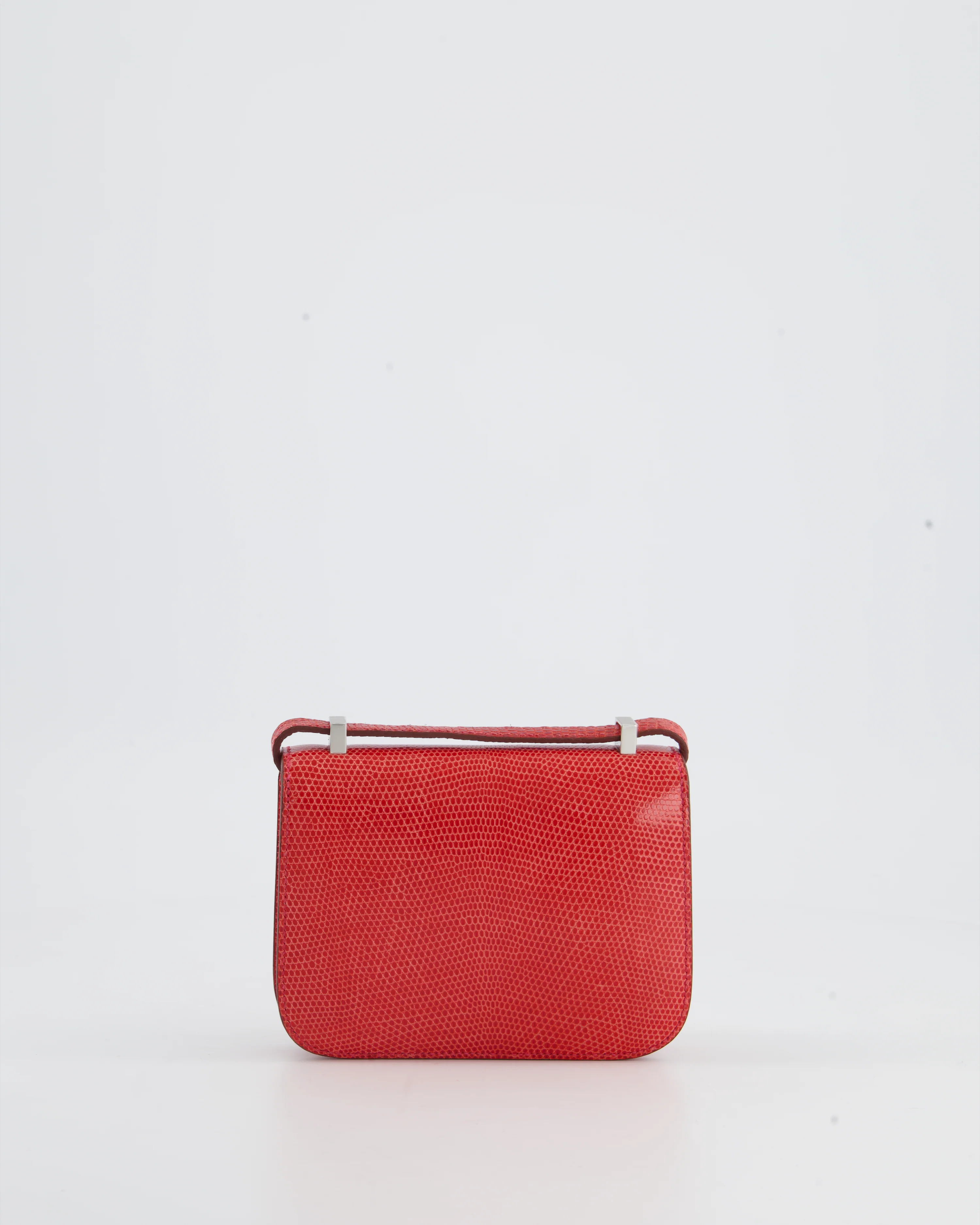 *RARE* Hermès Constance II Micro Bag in Rouge Lizard with Palladium Hardware - Image 11