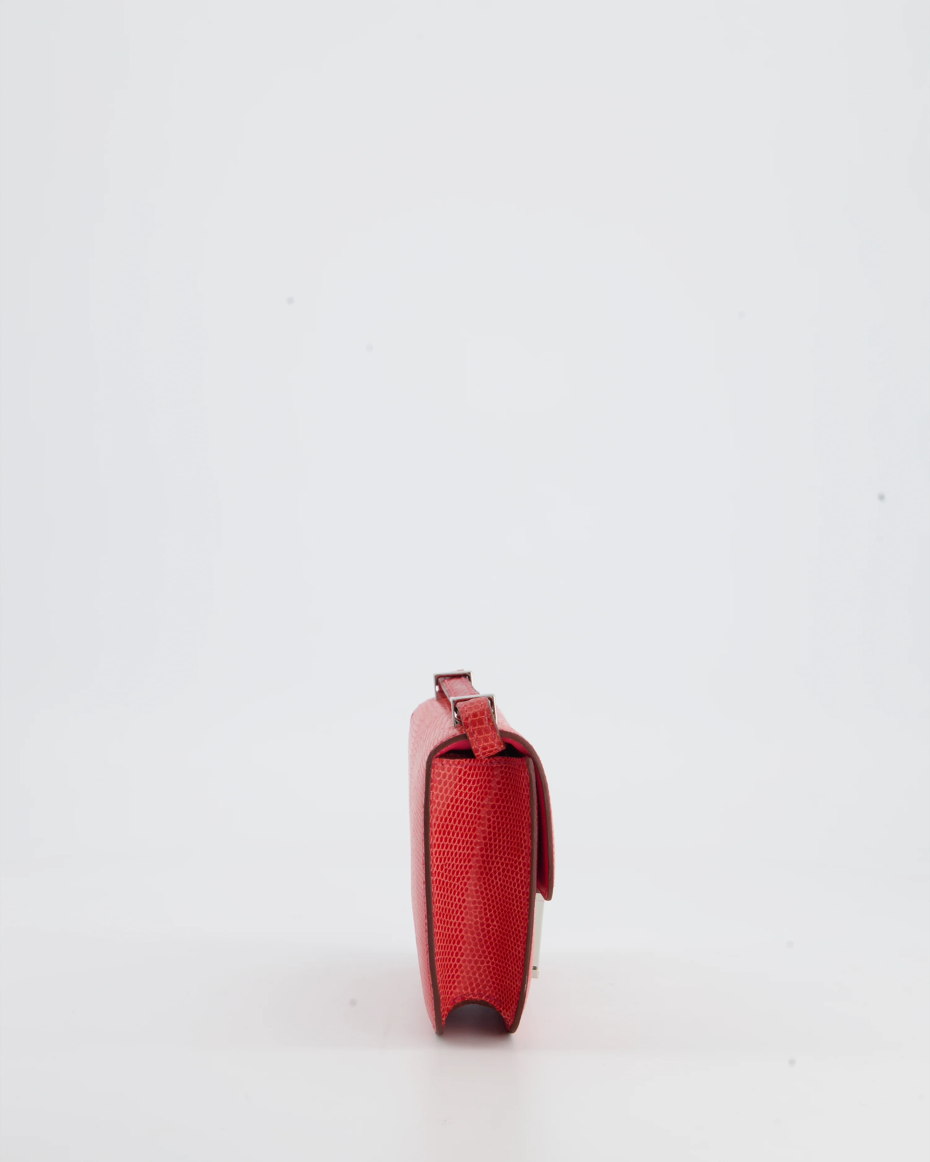 *RARE* Hermès Constance II Micro Bag in Rouge Lizard with Palladium Hardware - Image 9