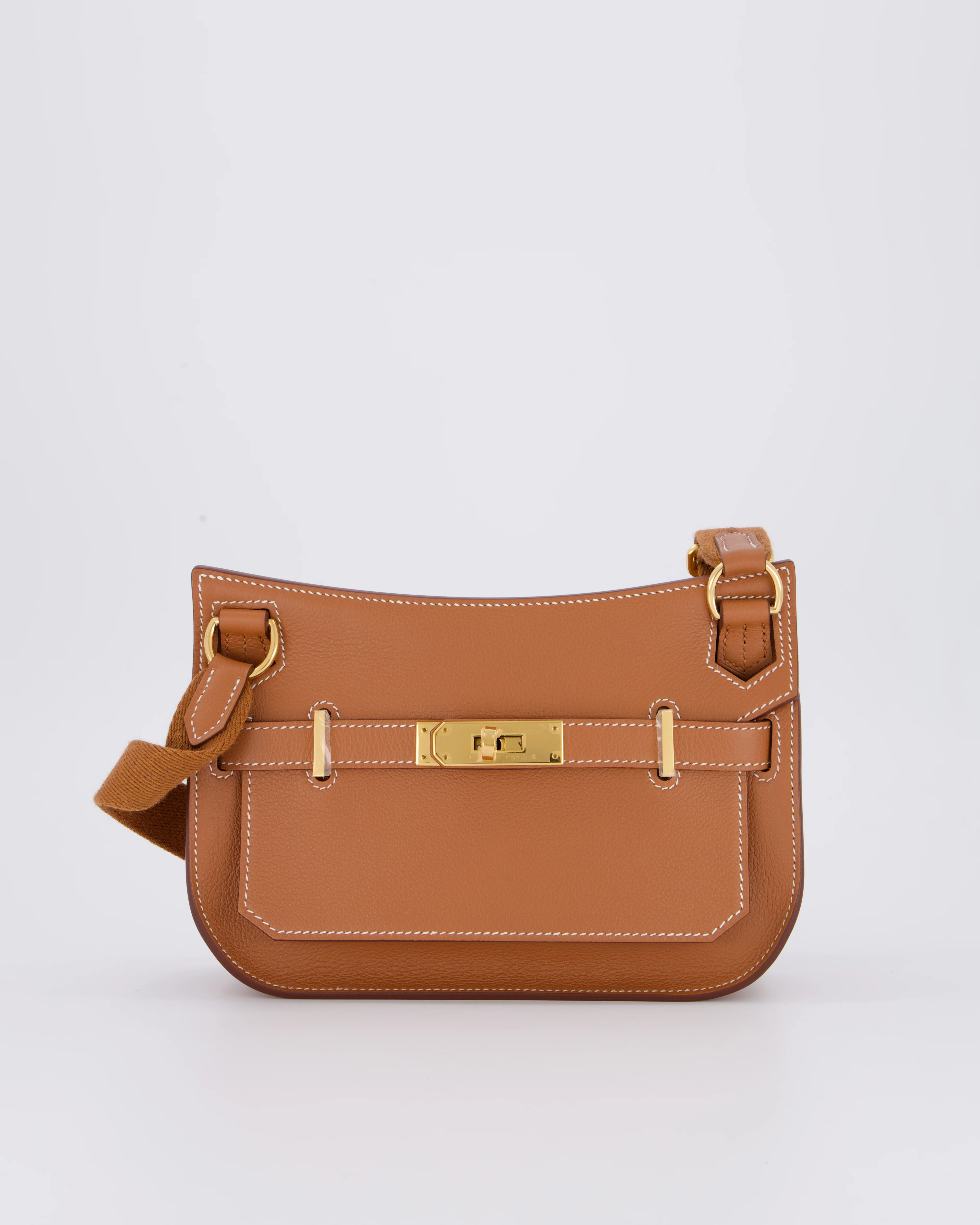 *RARE* Hermès Mini Jypsiere Bag in Gold Evercolour Leather with Gold Hardware - Image 2