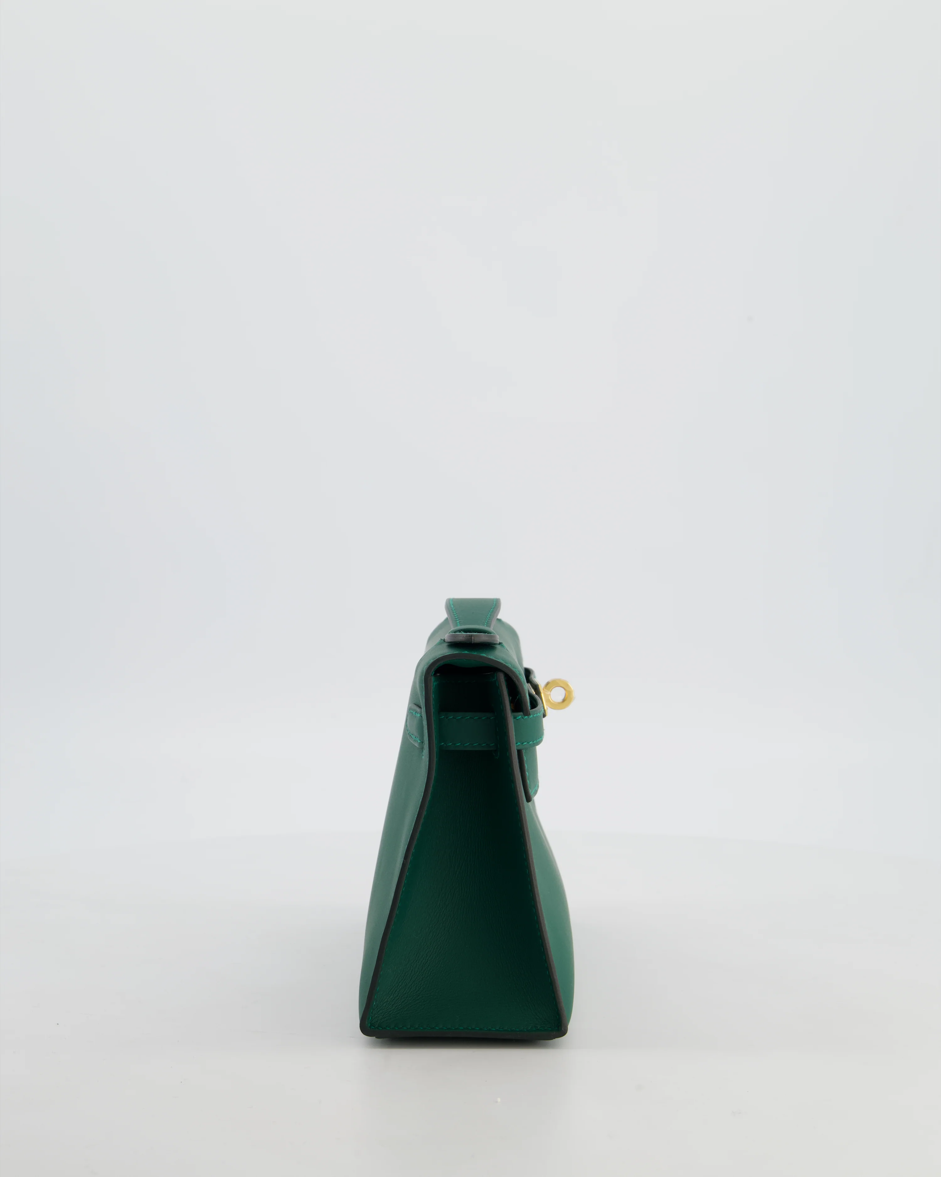 *RARE* Hermès Mini Kelly Pochette Bag in Vert Moyen Swift Leather with Gold Hardware - Image 4