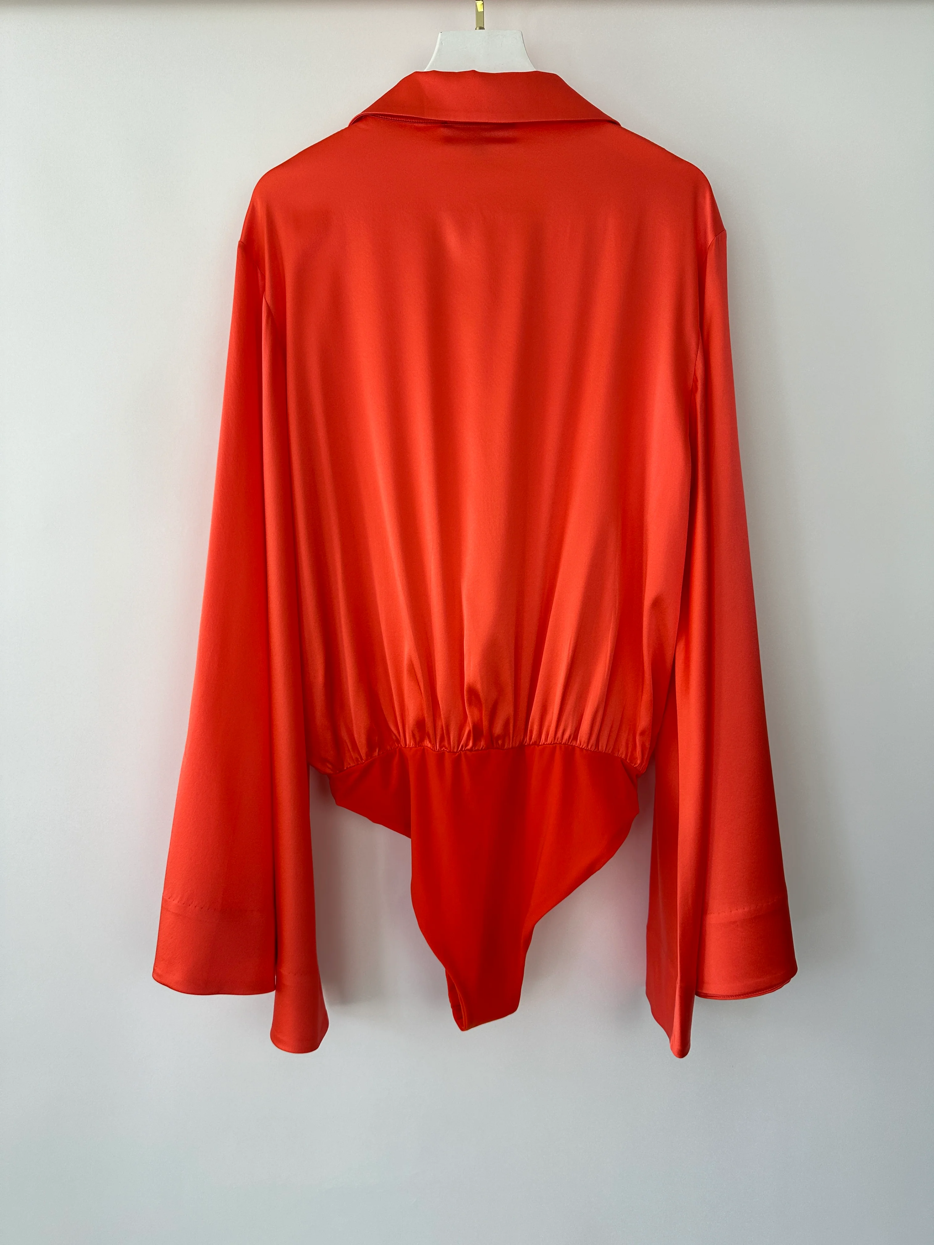 Retrofete Coral Long Sleeve Bodysuit with Button Detail Size XS (UK 6) - Image 6