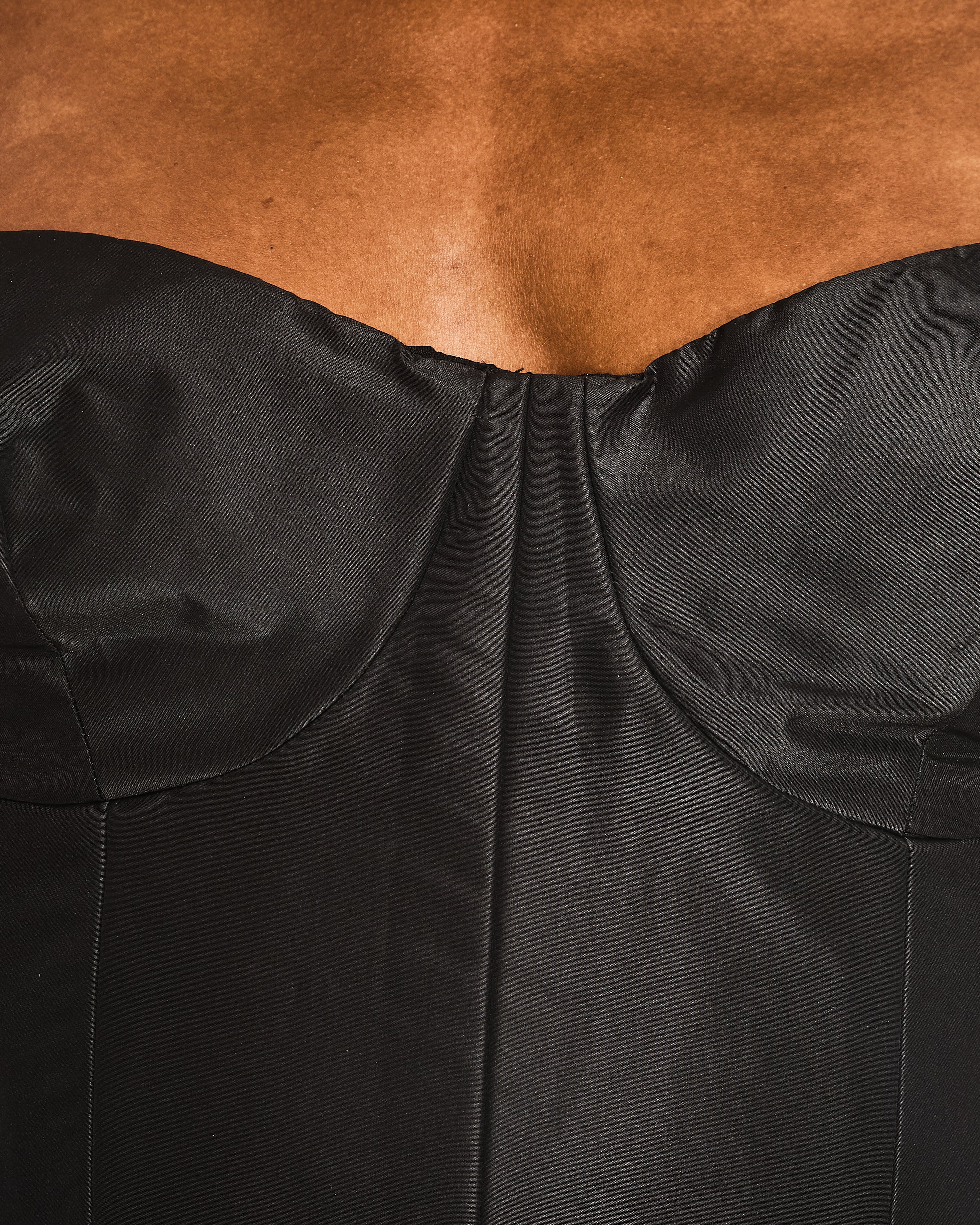 Roland Mouret Black Corseted Bustier Top Size FR 42 (UK 14) - Image 3