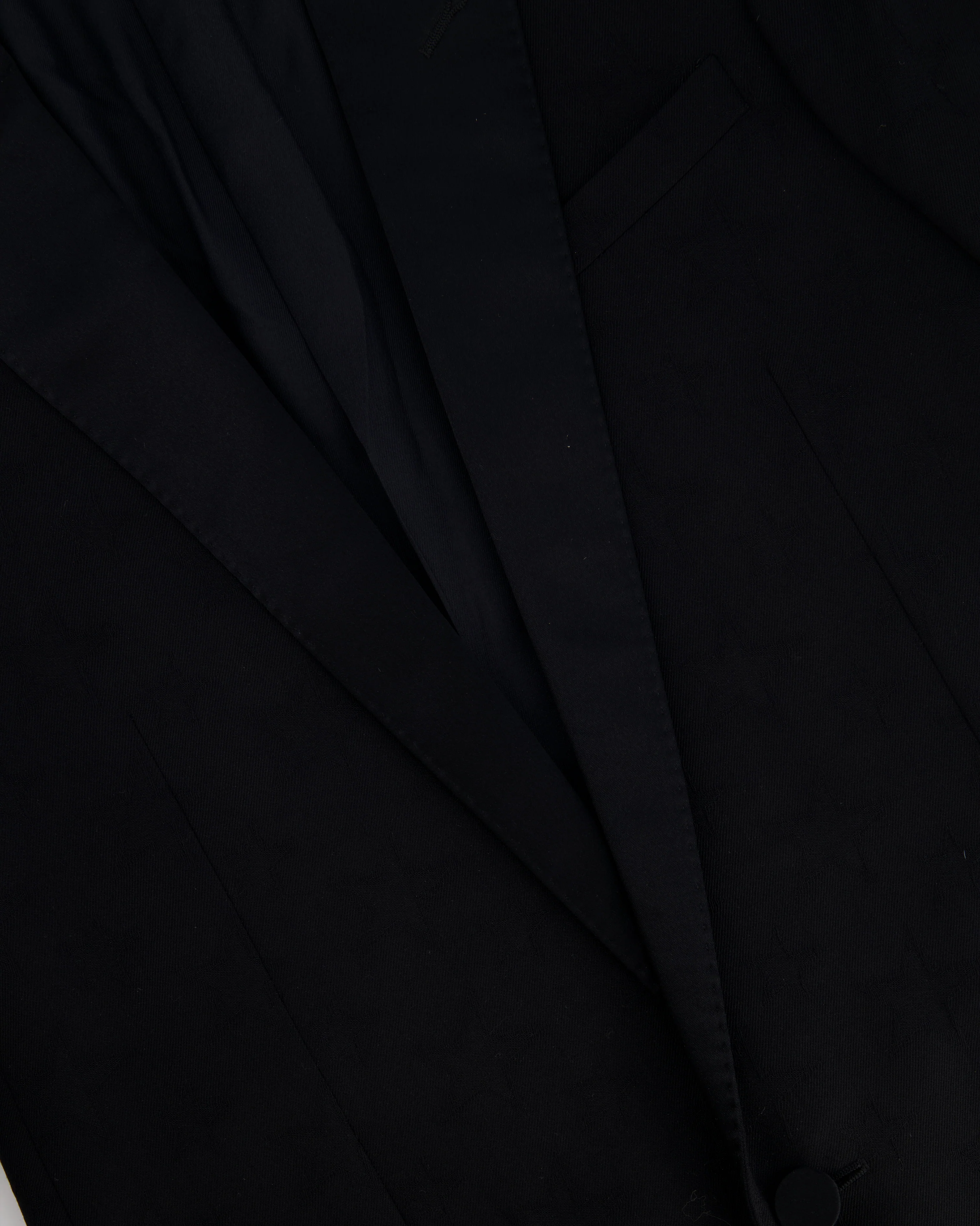 Saint Laurent Black Blazer with Stars and Stitching Detail Size FR 34 (UK 6) - Image 7