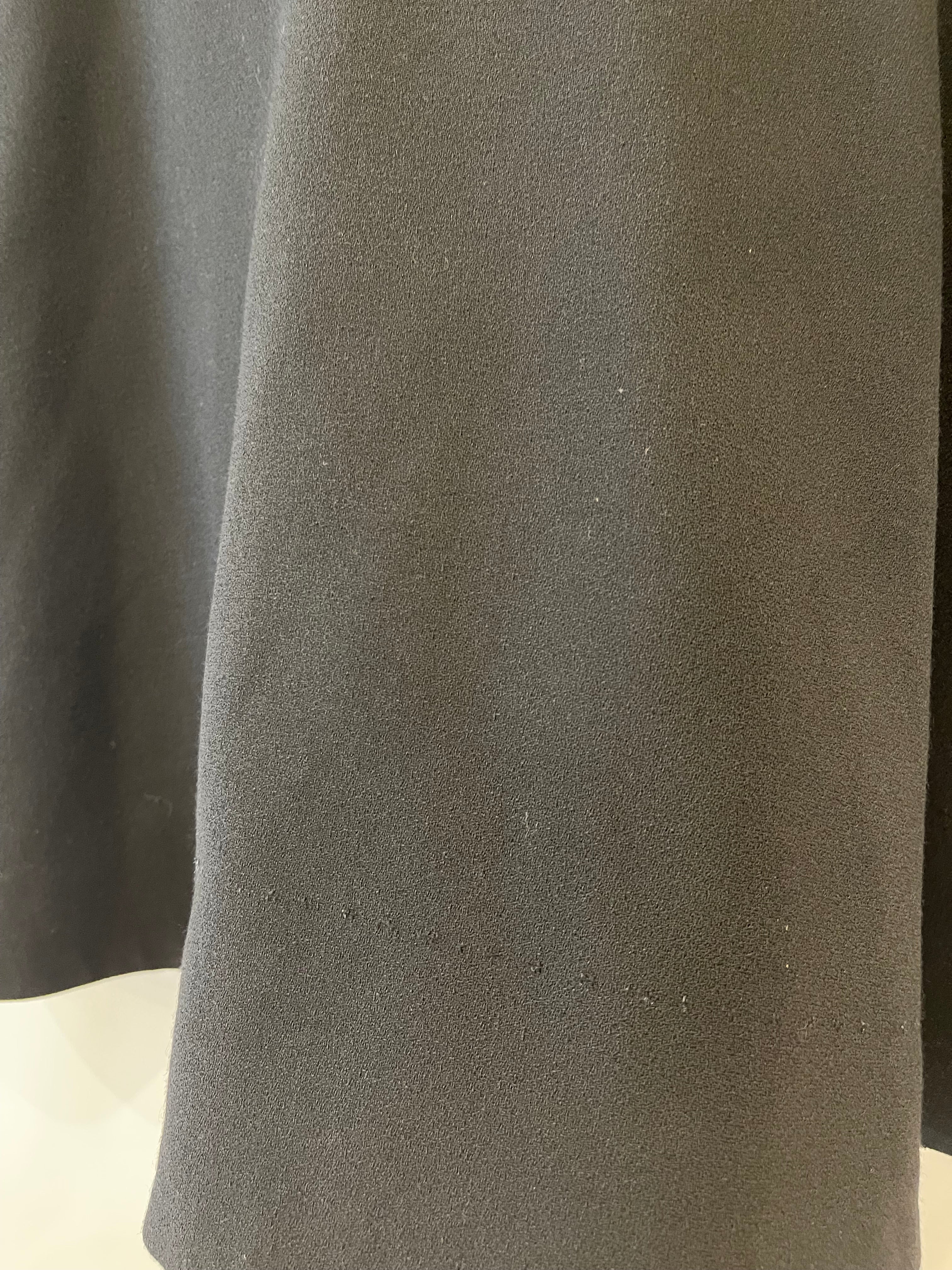Saint Laurent Black Long Sleeve Tailored Low Cut Mini Dress Size FR 38 (UK 10) - Image 14