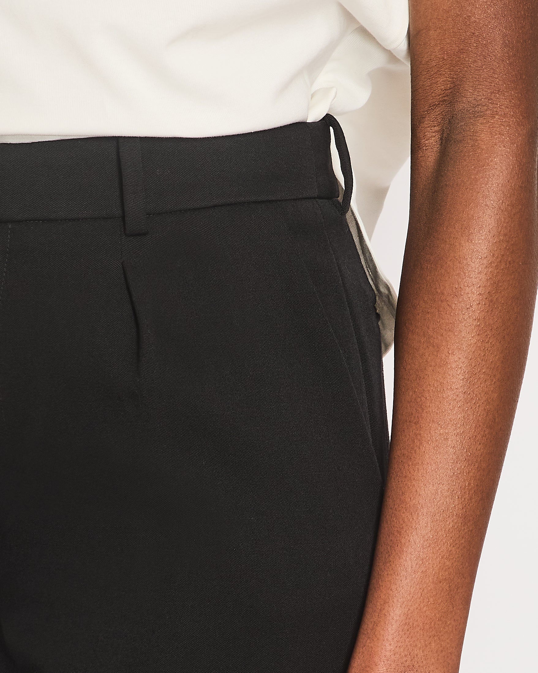 Saint Laurent Black Pin Stripe Straight Leg Trousers Size FR 36 (UK 8) - Image 4