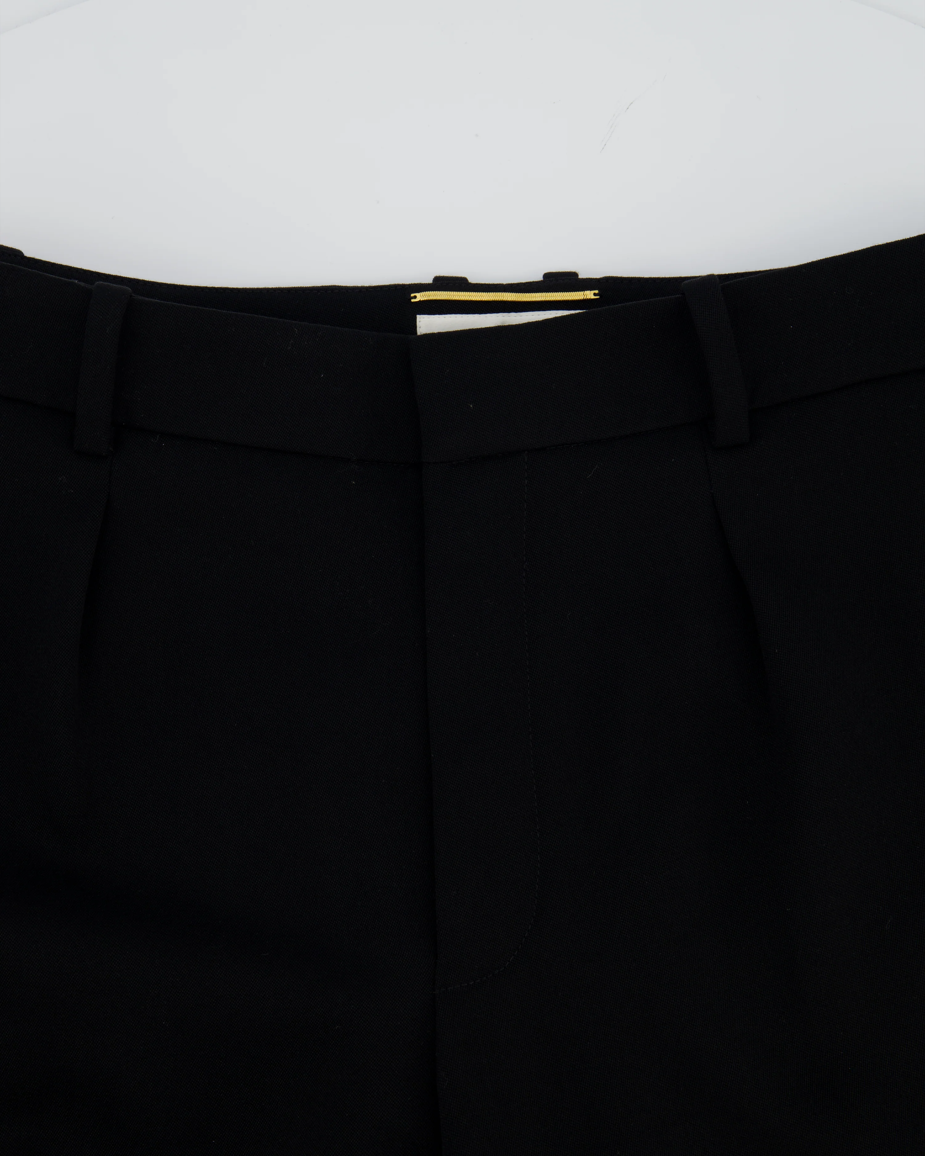 Saint Laurent Black Pin Stripe Straight Leg Trousers Size FR 36 (UK 8) - Image 9
