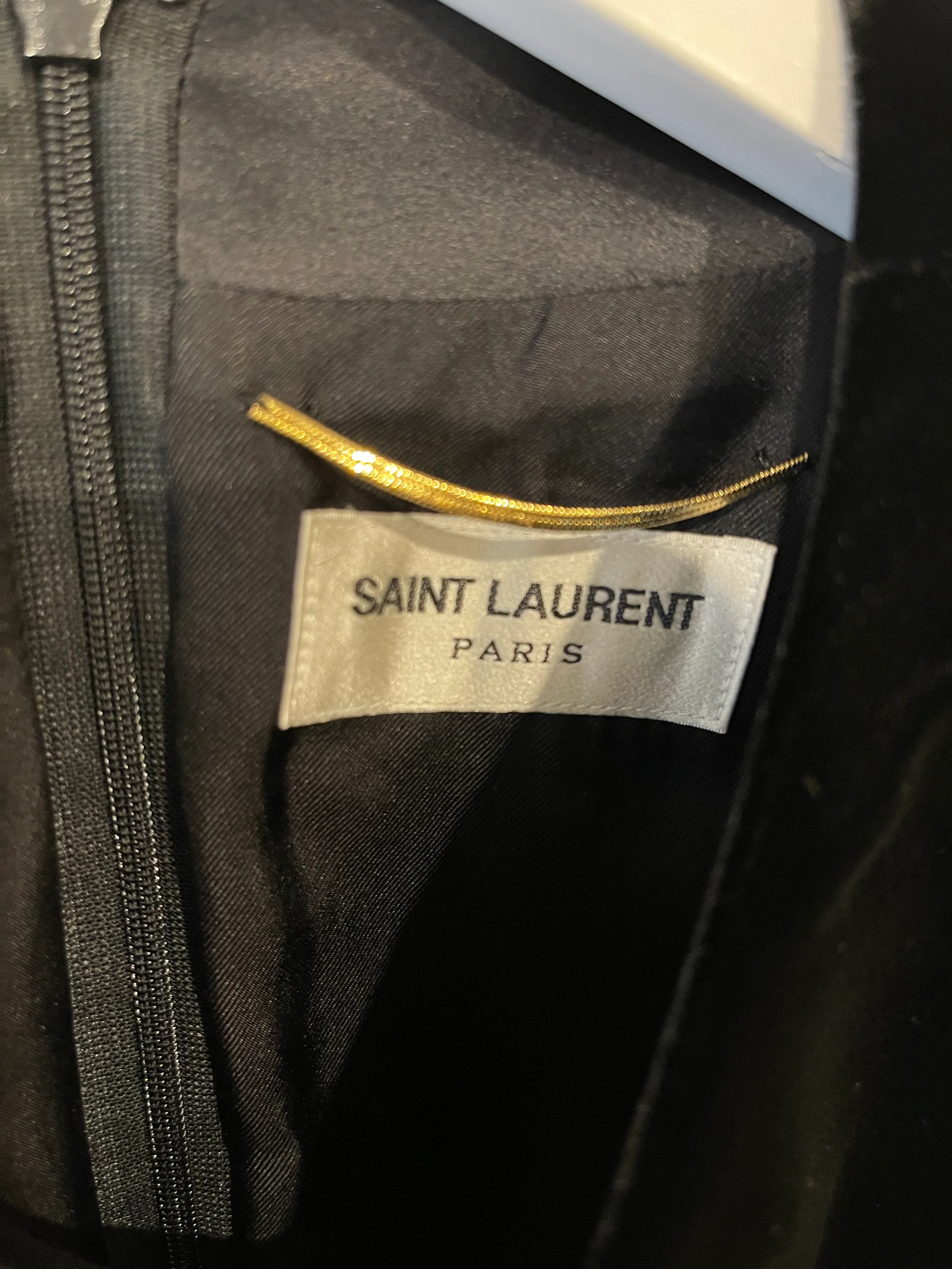 Saint Laurent Black Velvet Short-Sleeve Mini Dress Size FR 34 (UK 6) - Image 11