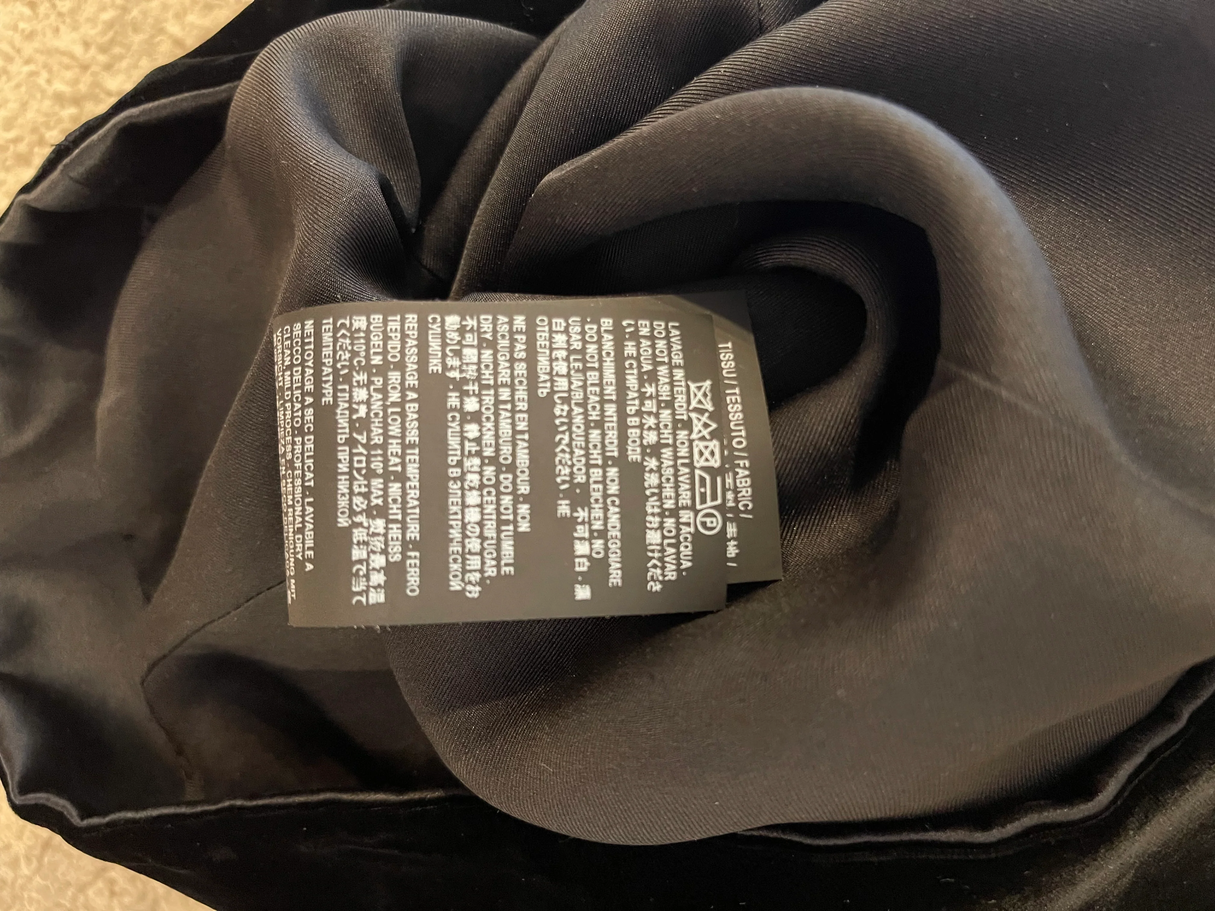 Saint Laurent Black Velvet Short-Sleeve Mini Dress Size FR 34 (UK 6) - Image 12