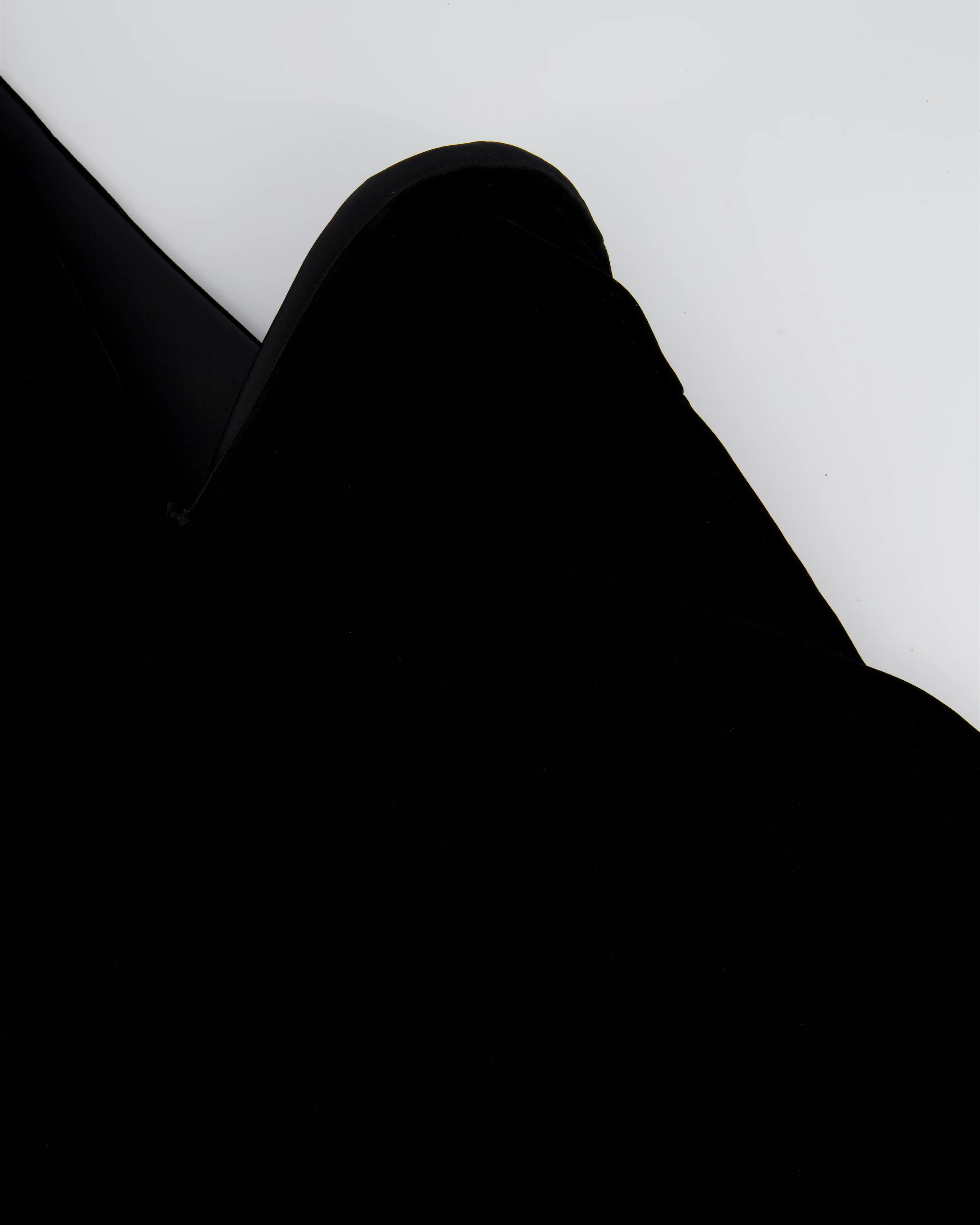 Saint Laurent Black One-Shoulder Velvet Mini Dress FR 38 (UK 10) - Image 8