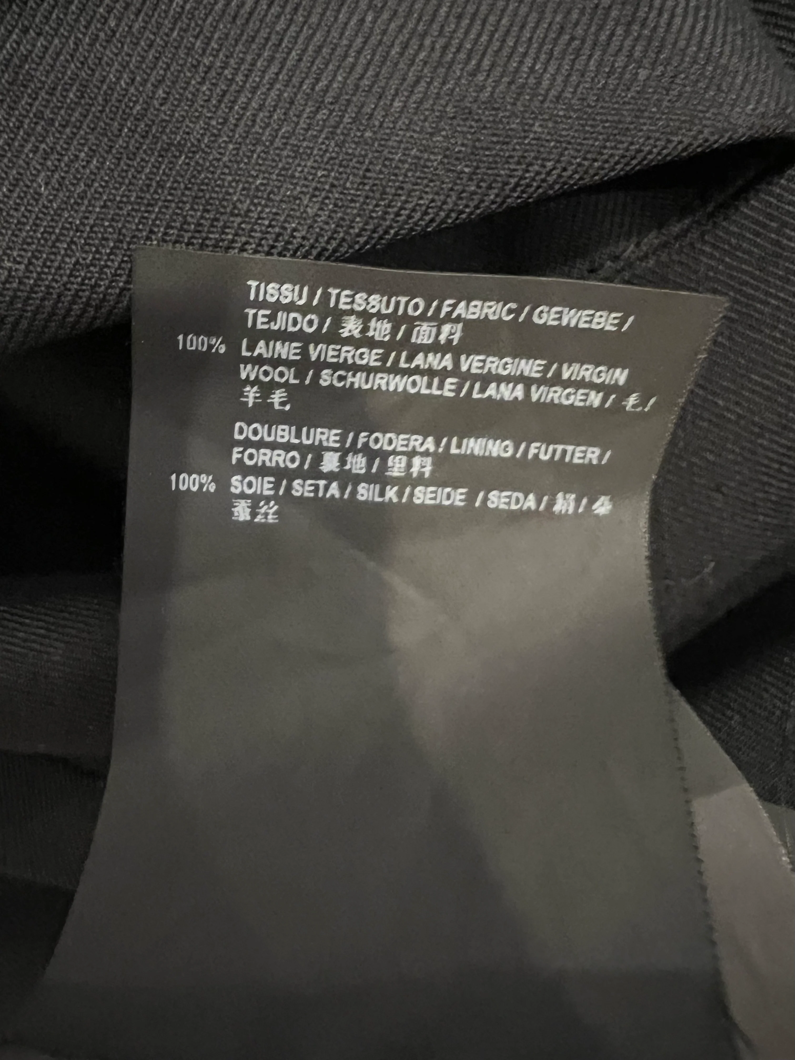 Saint Laurent Black Wool Pleated Mini Skirt with Front Knot Detail Size FR 38 (UK 10) - Image 7