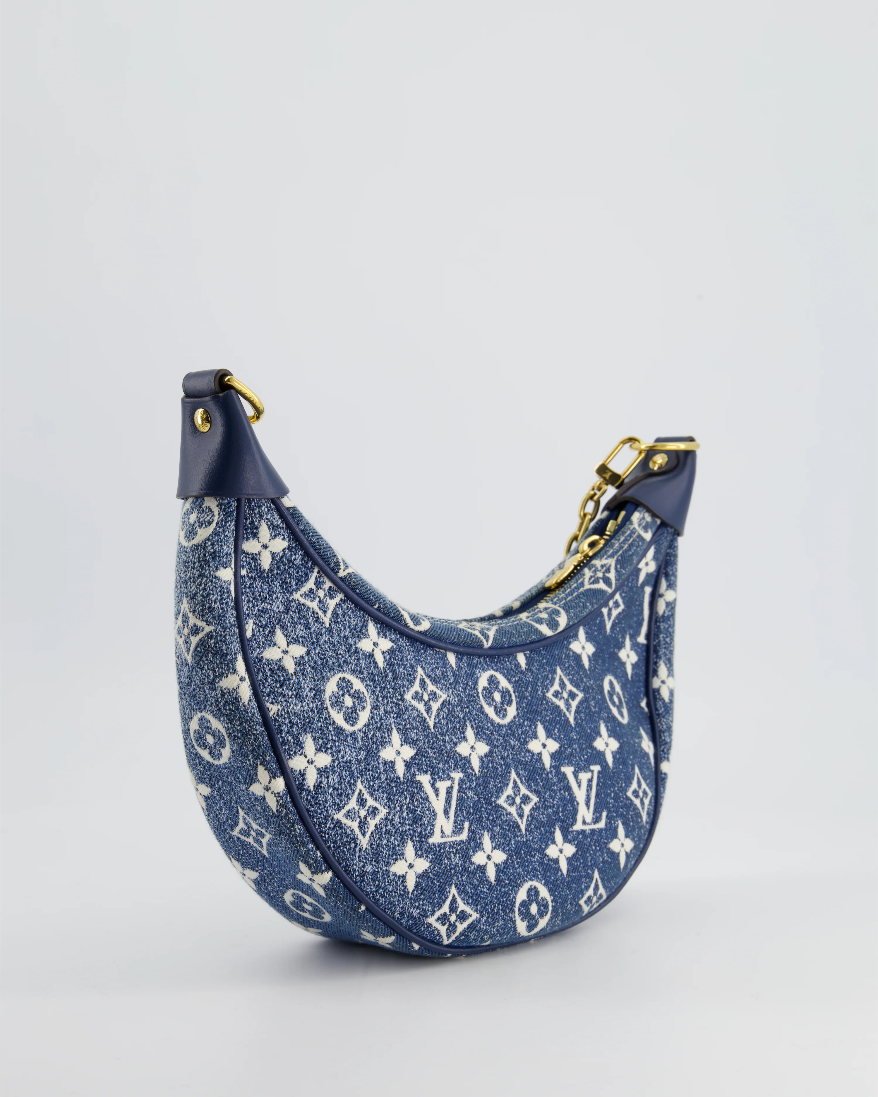 *HOT* Louis Vuitton Denim Monogram Loop Bag - Image 10