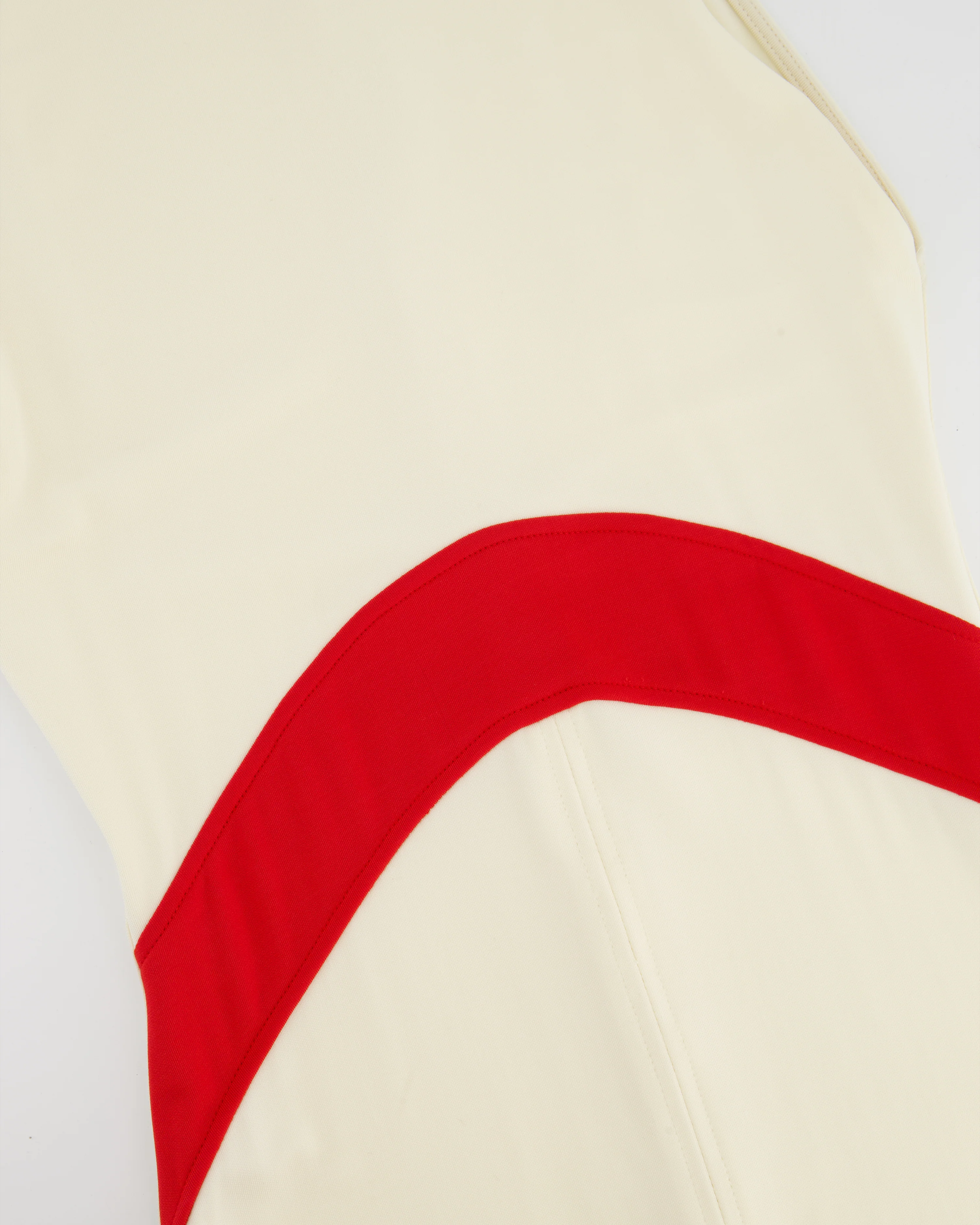 Solid & Striped x Sofia Richie Grainge Jonati Cream Sleevless Maxi Dress with Red Striped Detail Size XS (UK 6) - Image 2