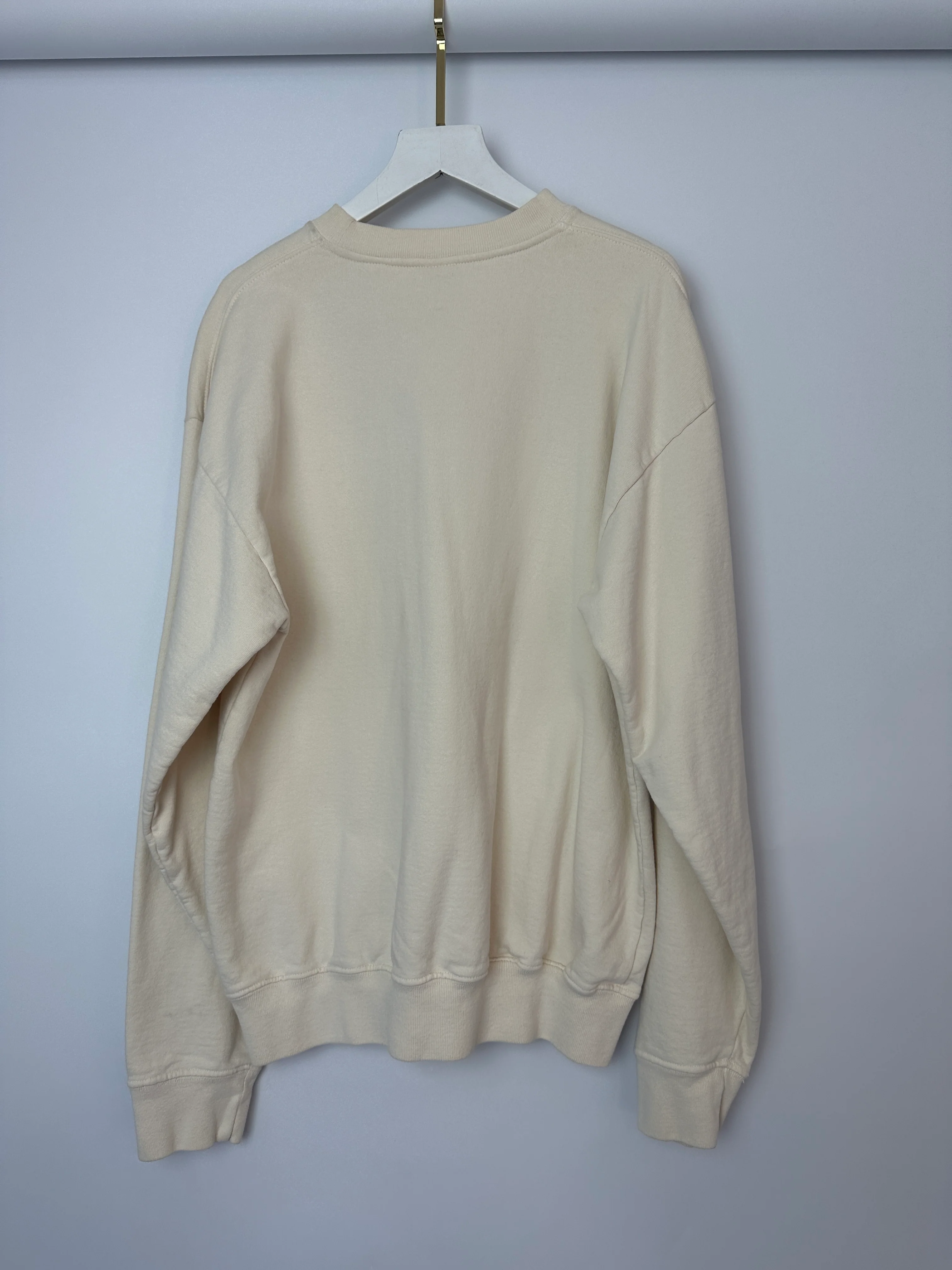 Sporty & Rich Beige Crewneck Size S (UK 6/8) - Image 6