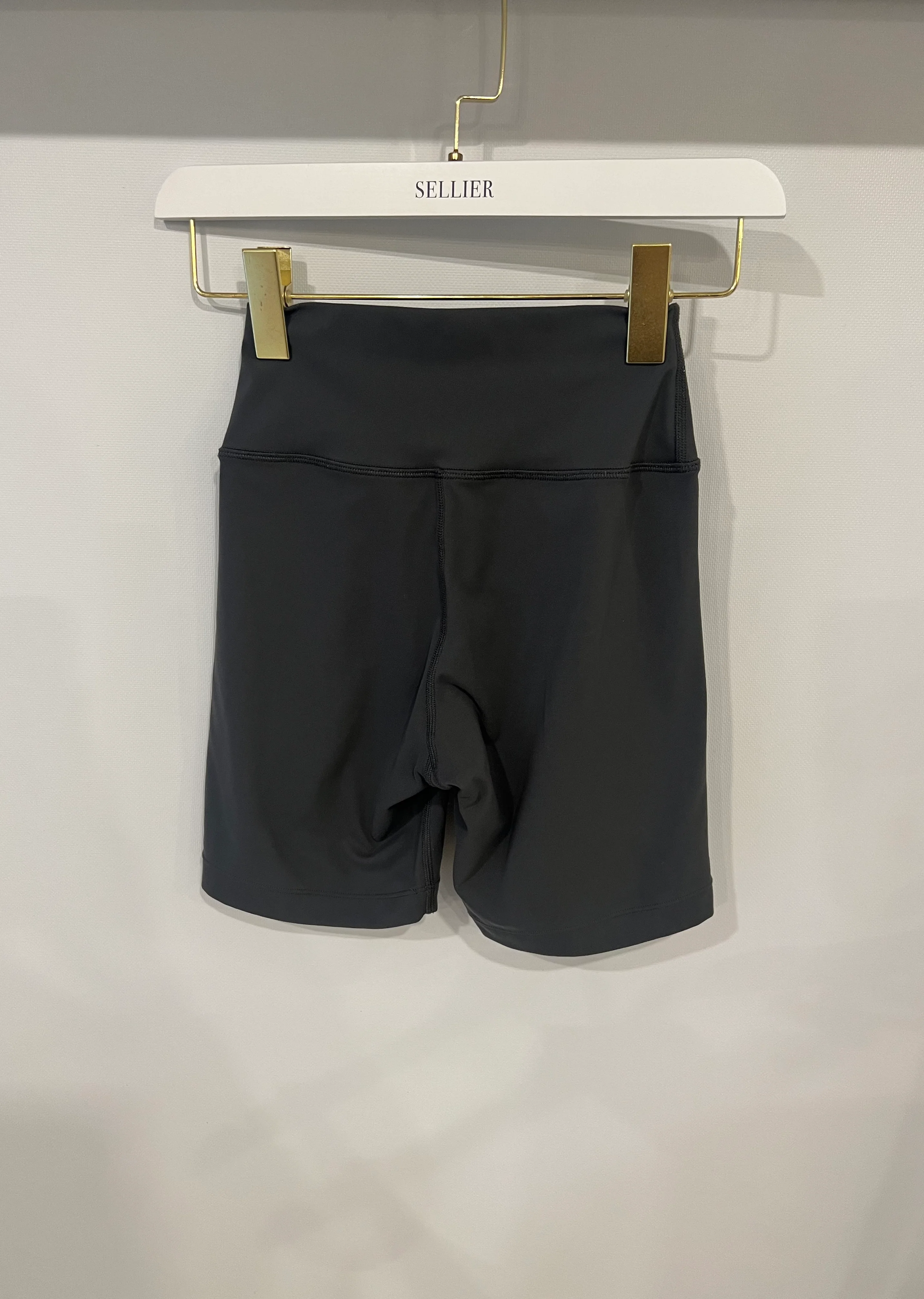 Sporty and Rich Grey Top and Biker Shorts Set with White Printed Logo Detail Size S (UK 8) RRP £160 - Image 12