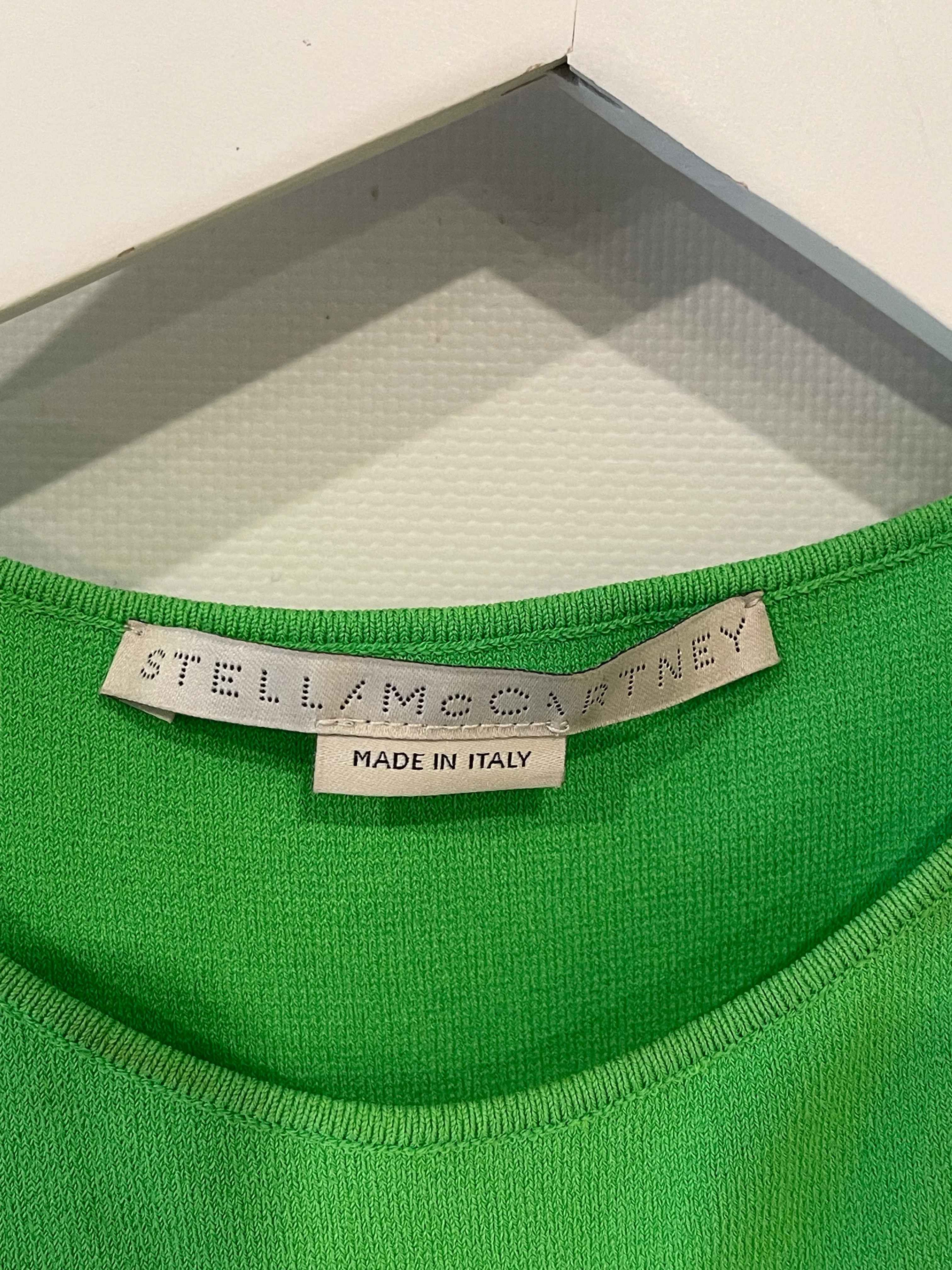 Stella McCartney Green Sleeveless Silk Cut Out Maxi Dress Size IT 42 (UK 10) - Image 11