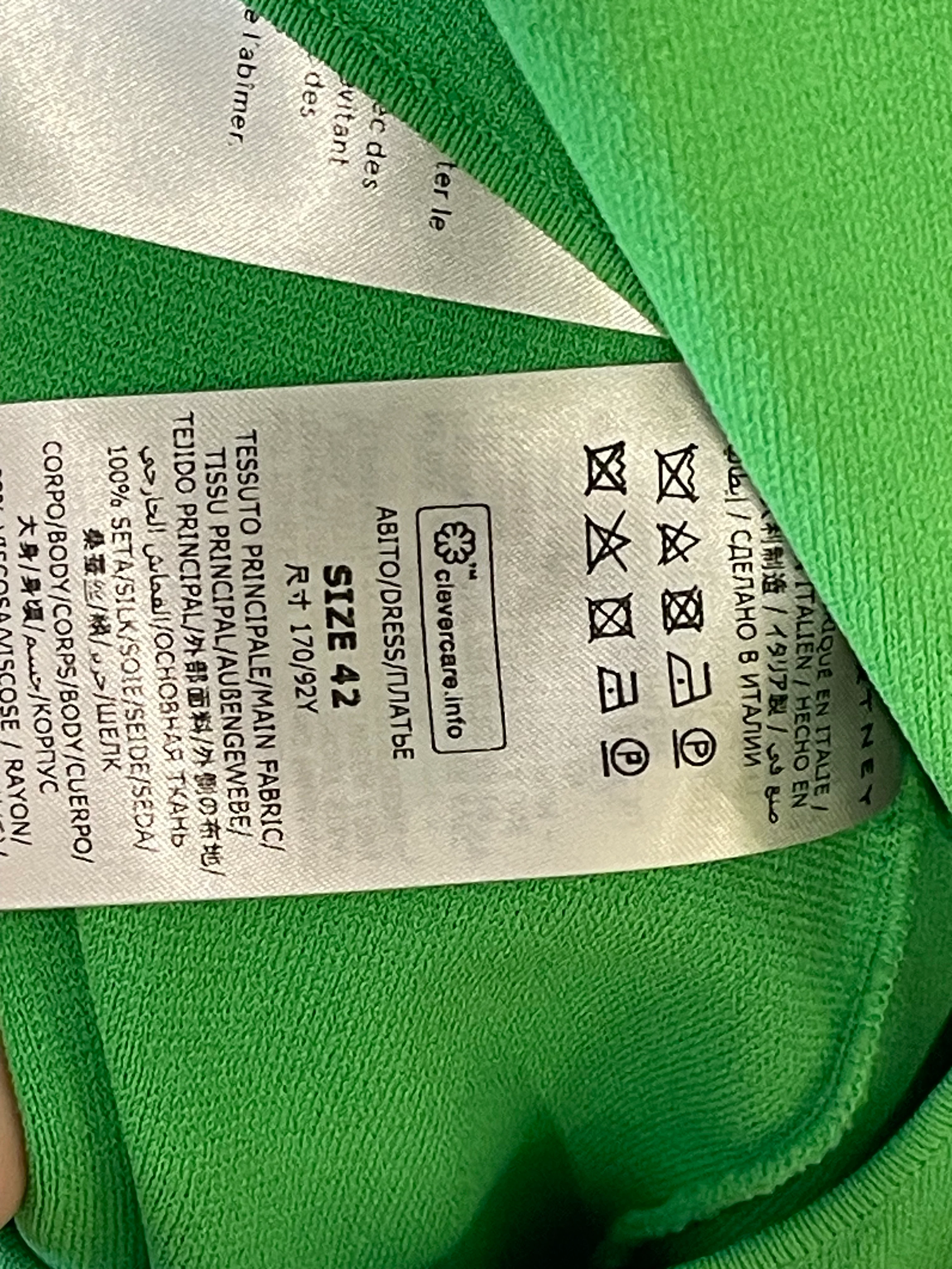 Stella McCartney Green Sleeveless Silk Cut Out Maxi Dress Size IT 42 (UK 10) - Image 12