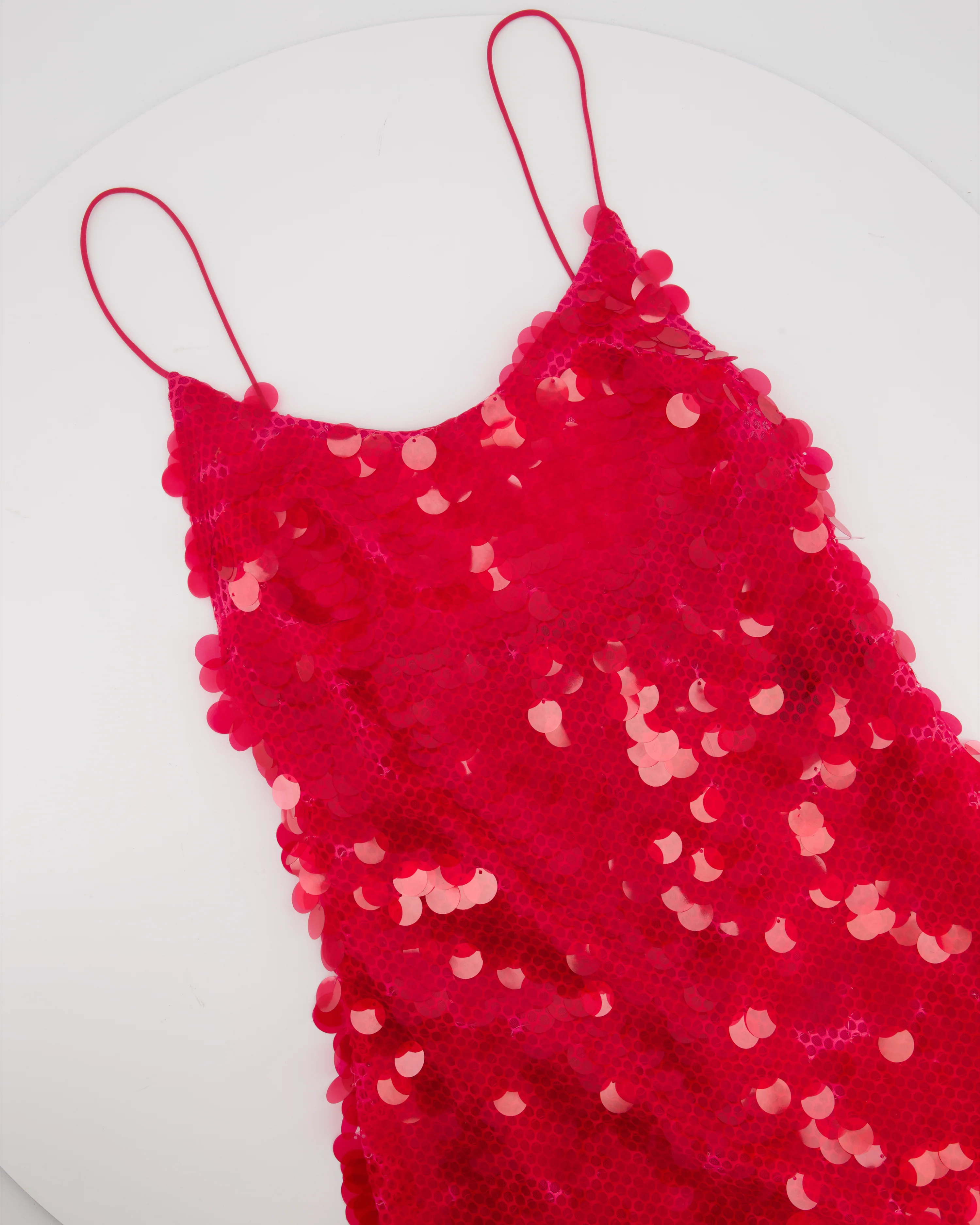 The New Arrivals by Ilkyaz Ozel Sequin Gwyneth Maxi Dress in Flamboyante Size FR 34 (UK 6) - Image 6