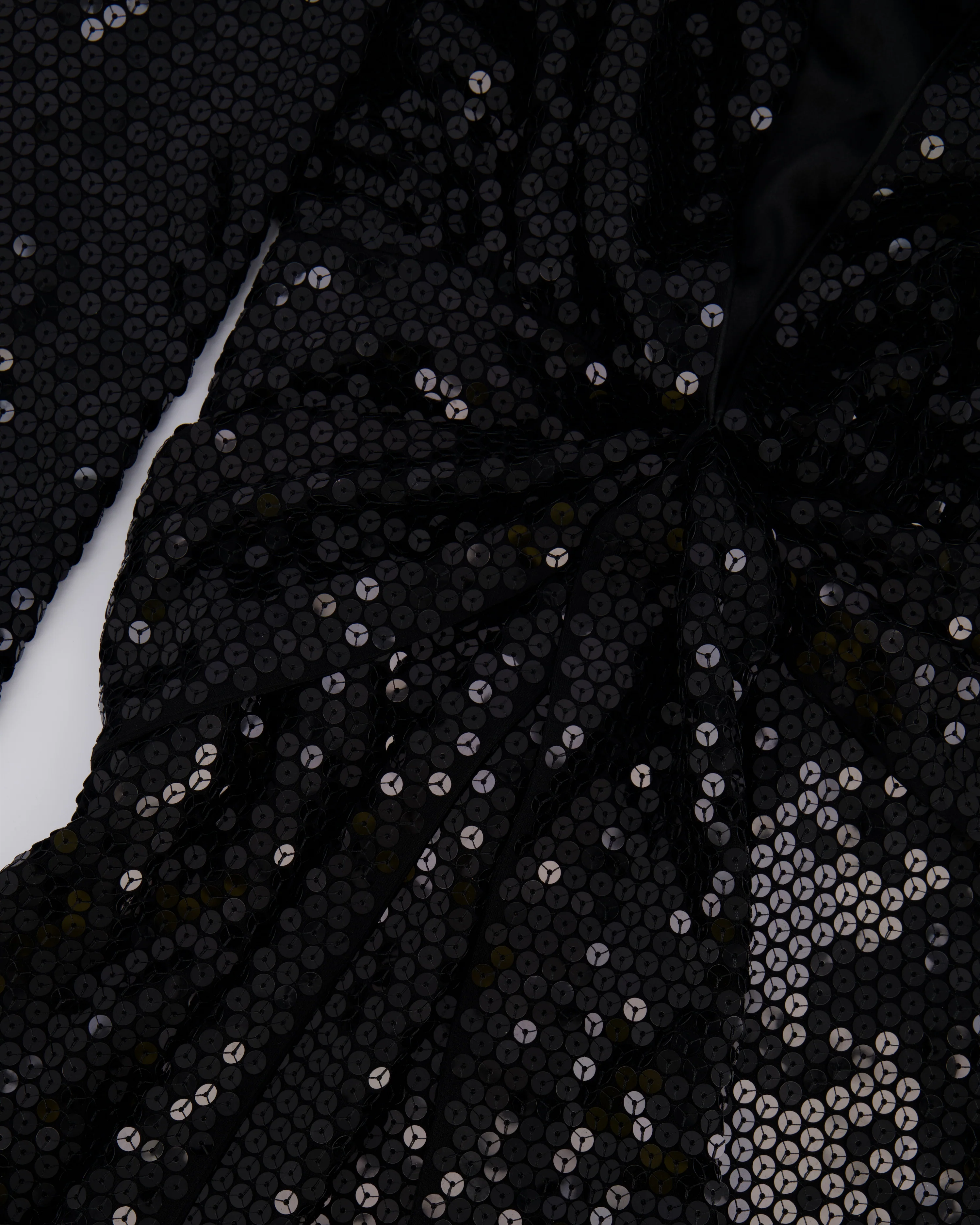 Tom Ford Black Sequin Embellished Mini Dress with Cut Outs and Draped Belt Detail Size IT 38 (UK 6) - Image 2