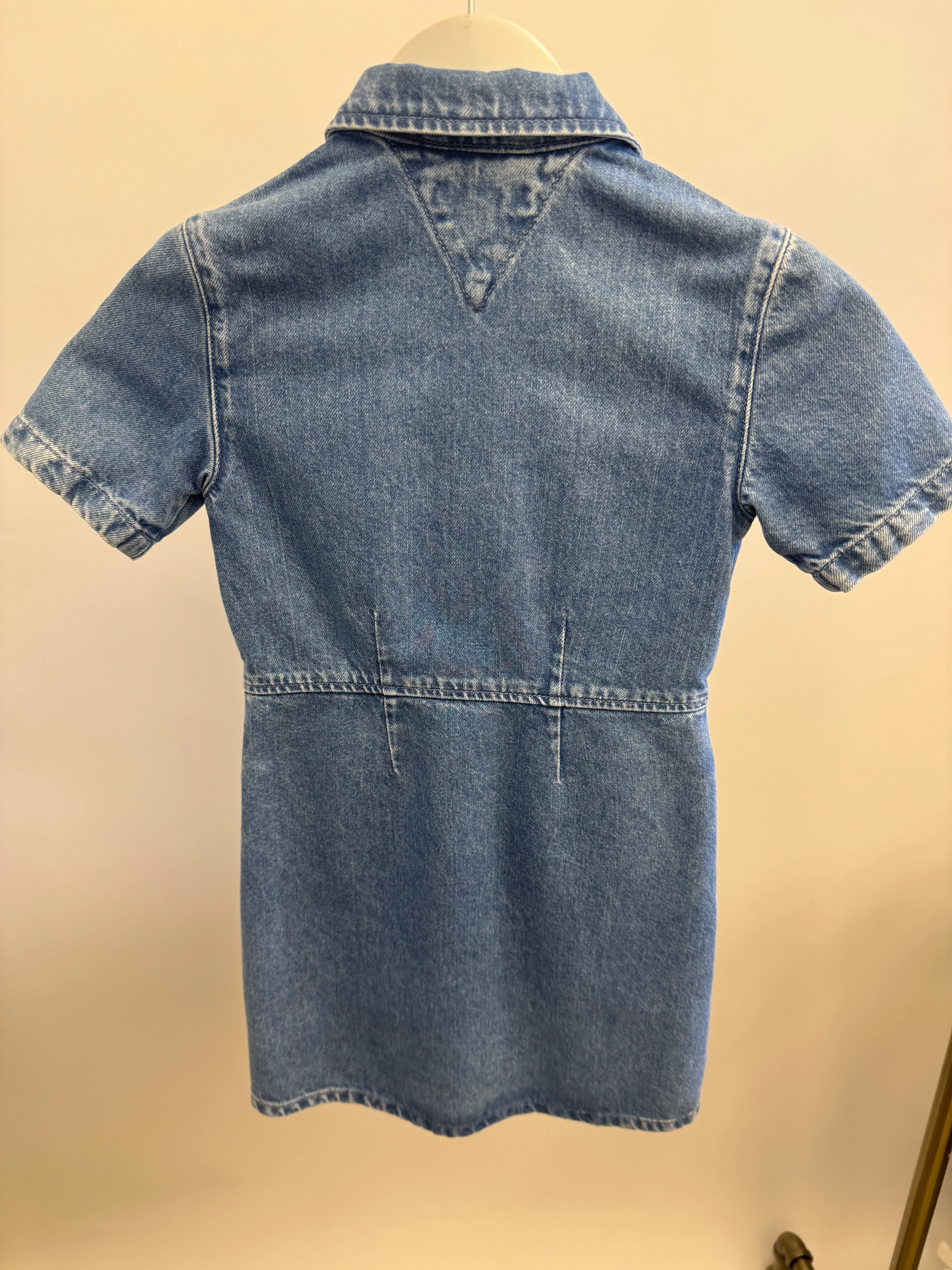 Tommy Hilfiger Kids Denim Short-Sleeve Dress with Buttons Size 8 years - Image 5