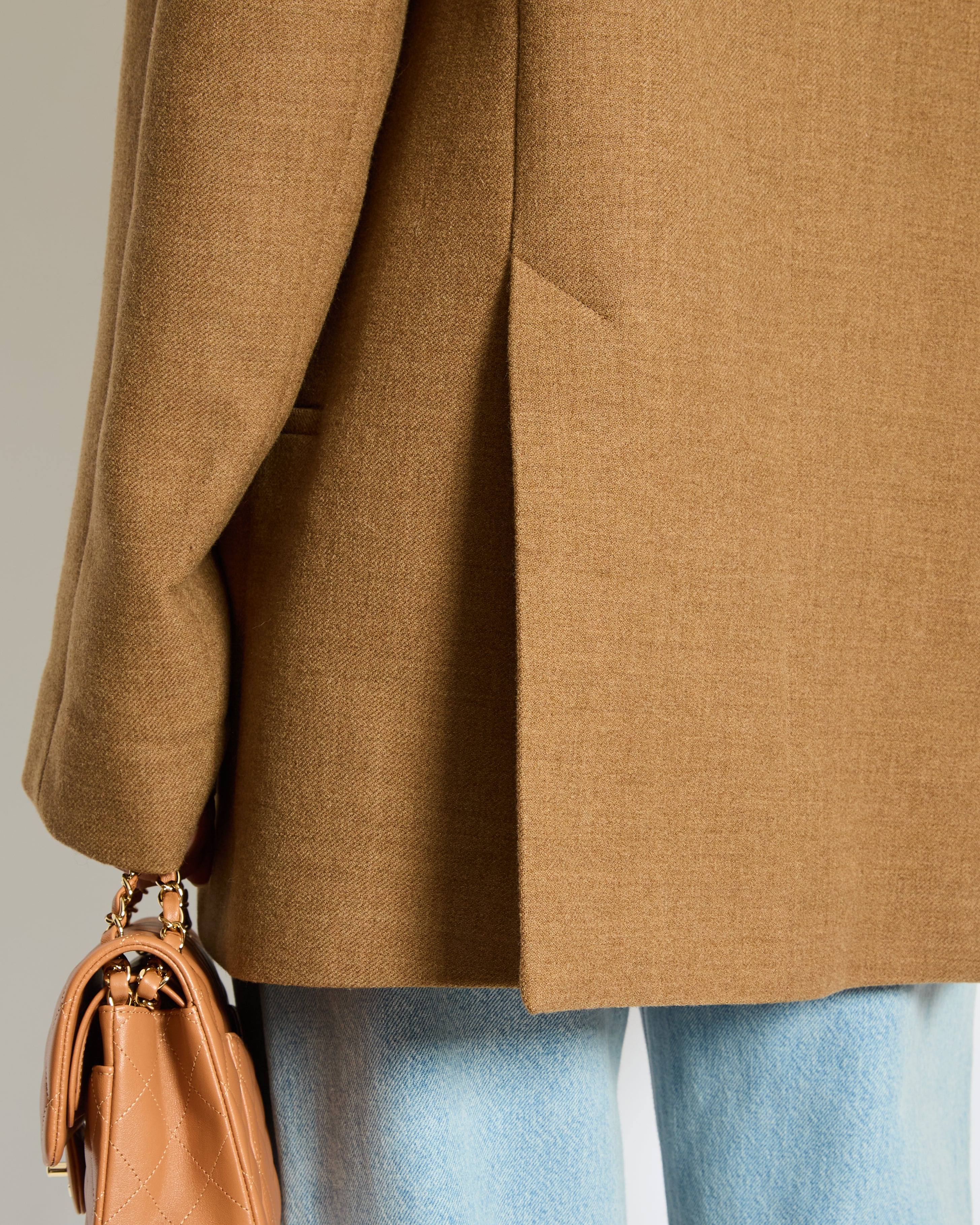 Toteme Brown Oversized Double-Breasted Blazer Size FR 36 (UK 8) - Image 2